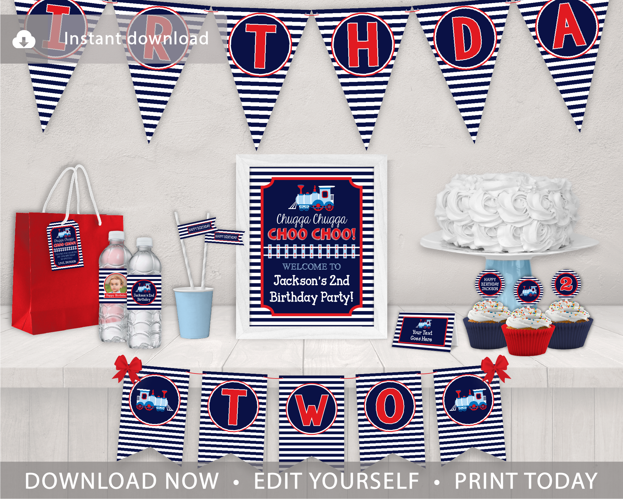 Train Party Pack (TN1009N) design preview