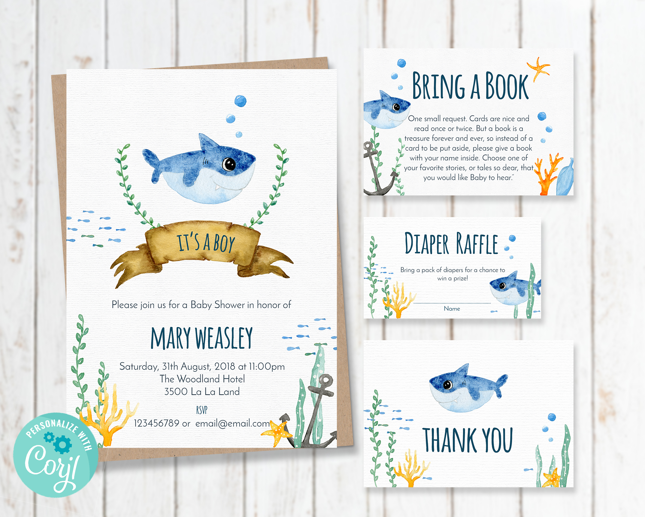 C02 > Baby Shower Bundle > baby shark design preview