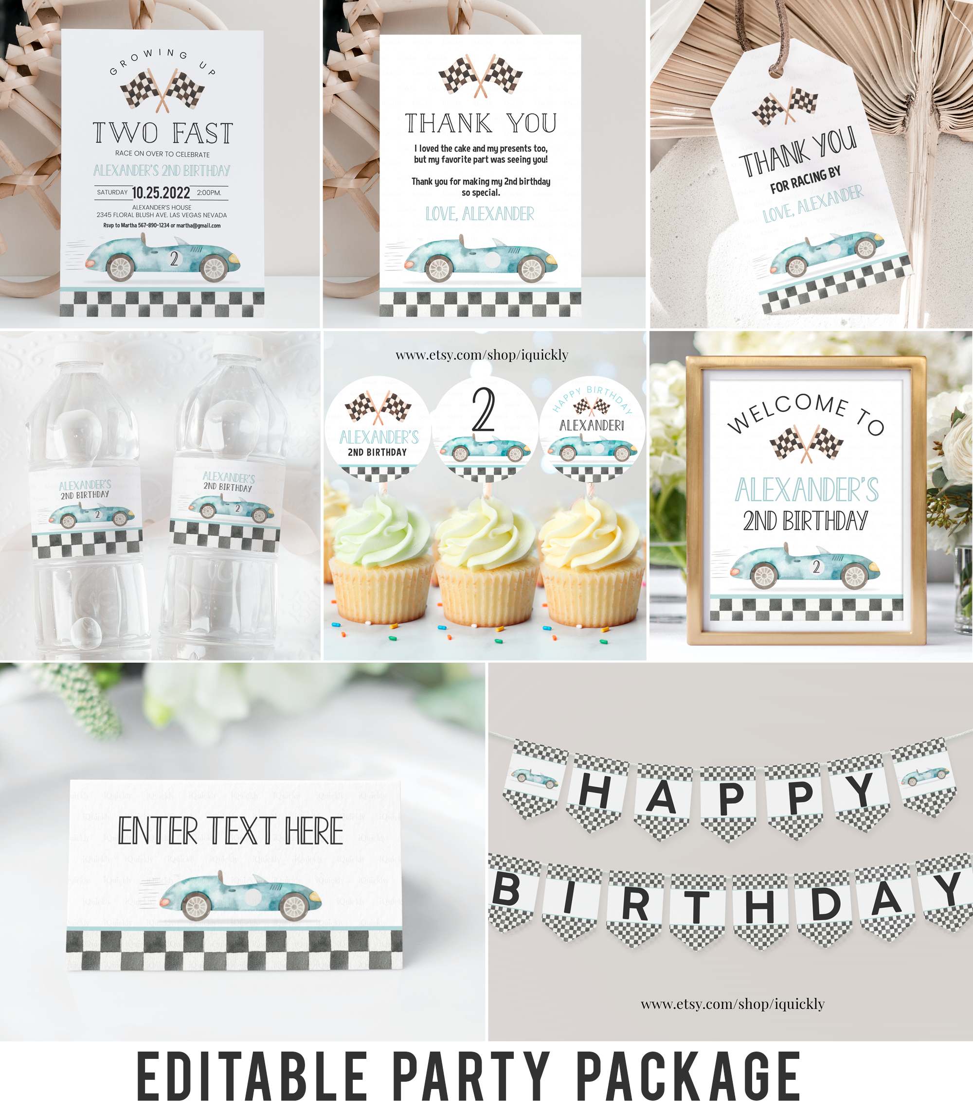 FA01 - Two fast party package design preview