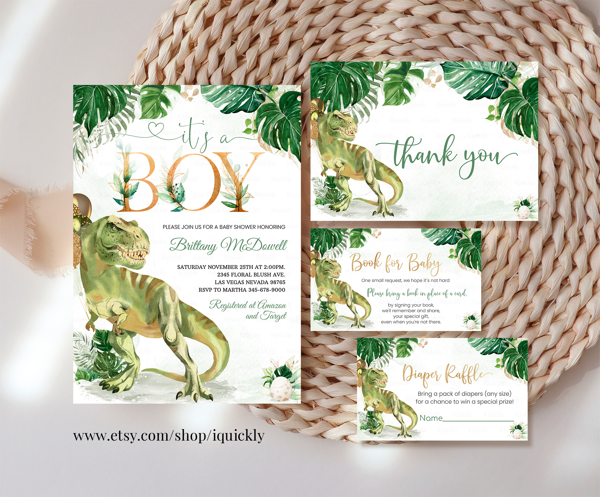 DIN005 - Dinosaur bundle design preview