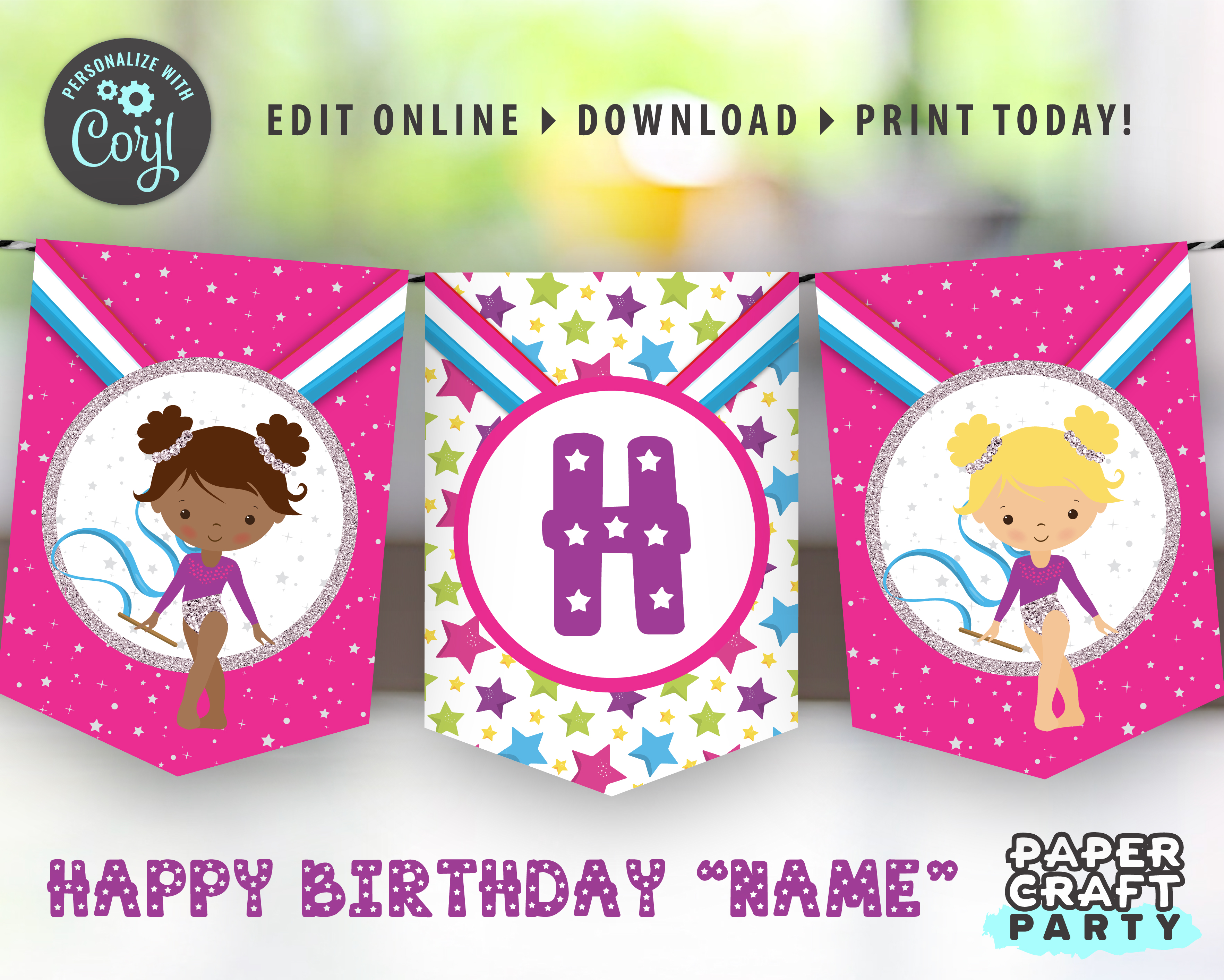 Gymnastics Banner 0021 design preview