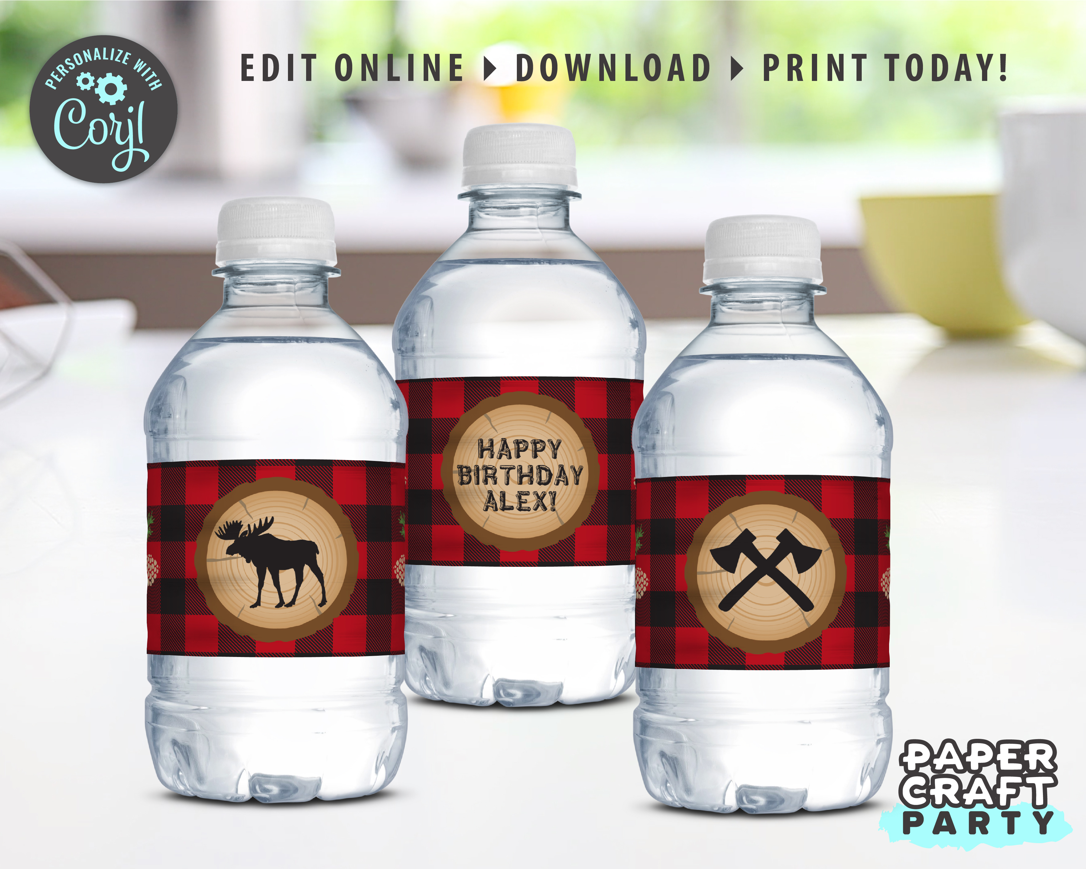Lumberjack Drink Labels 0030 design preview