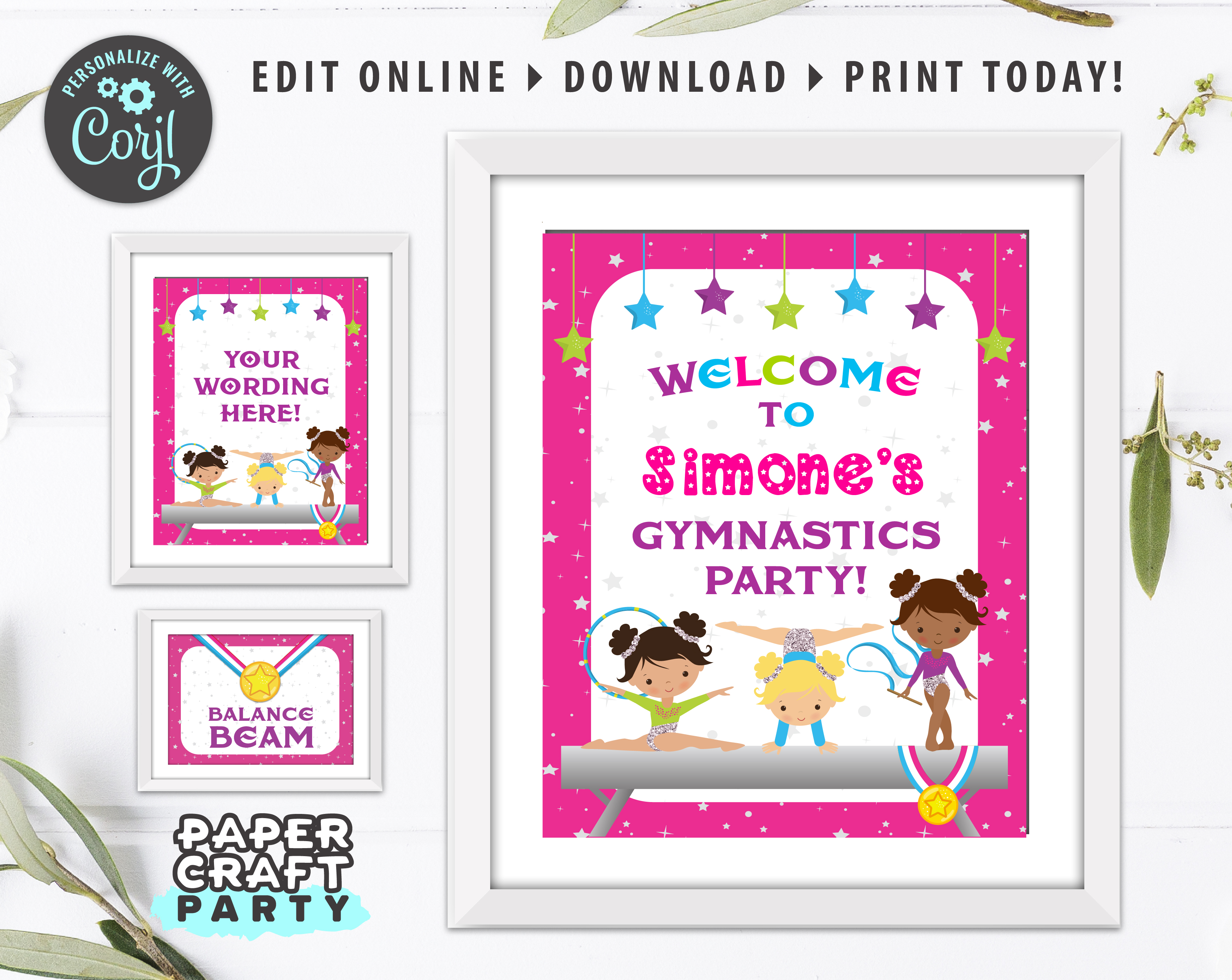 Gymnastics Signs 0021 design preview
