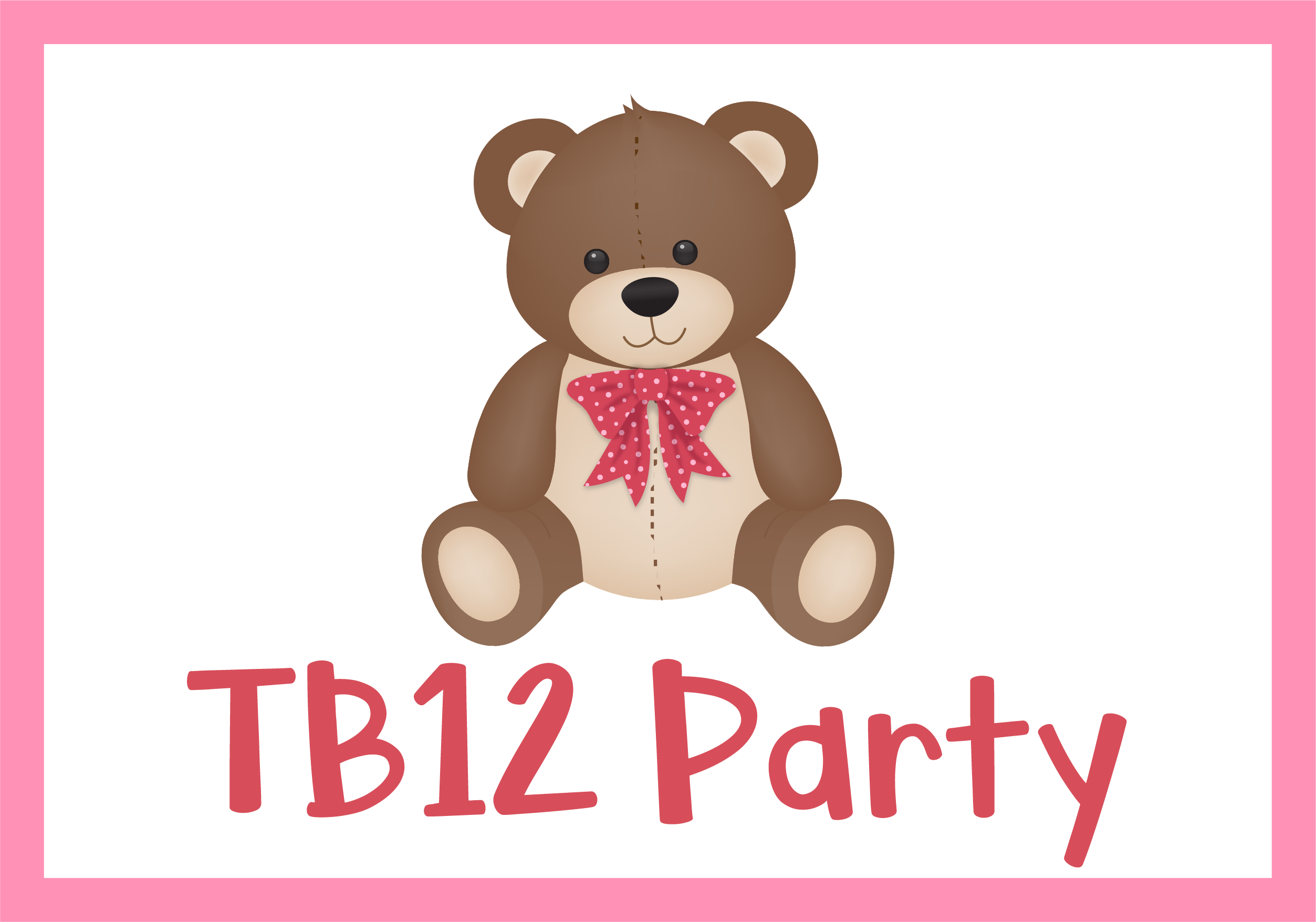 0084 Teddy Bear Party design preview