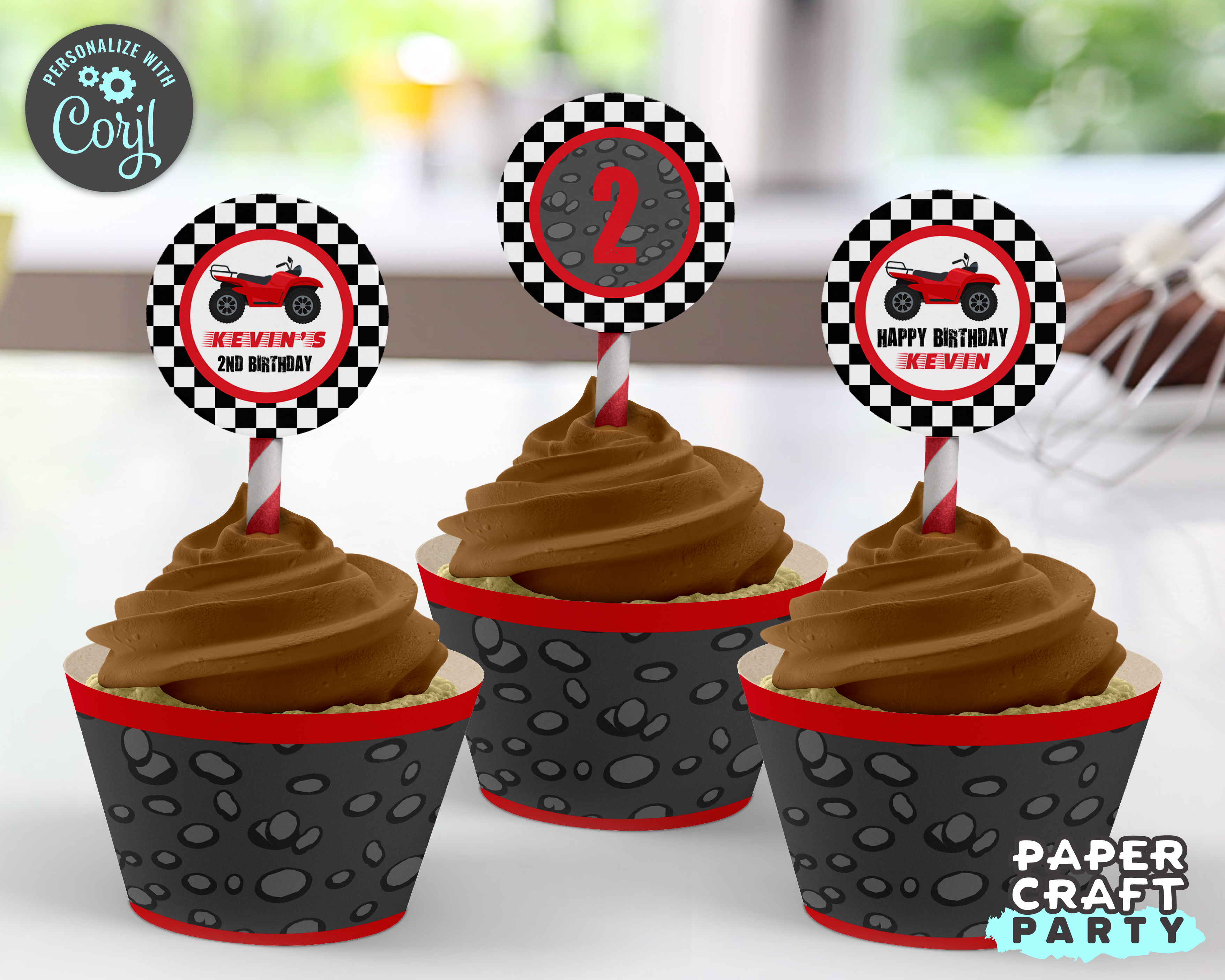ATV Cupcake Circles & Wraps 0042 design preview