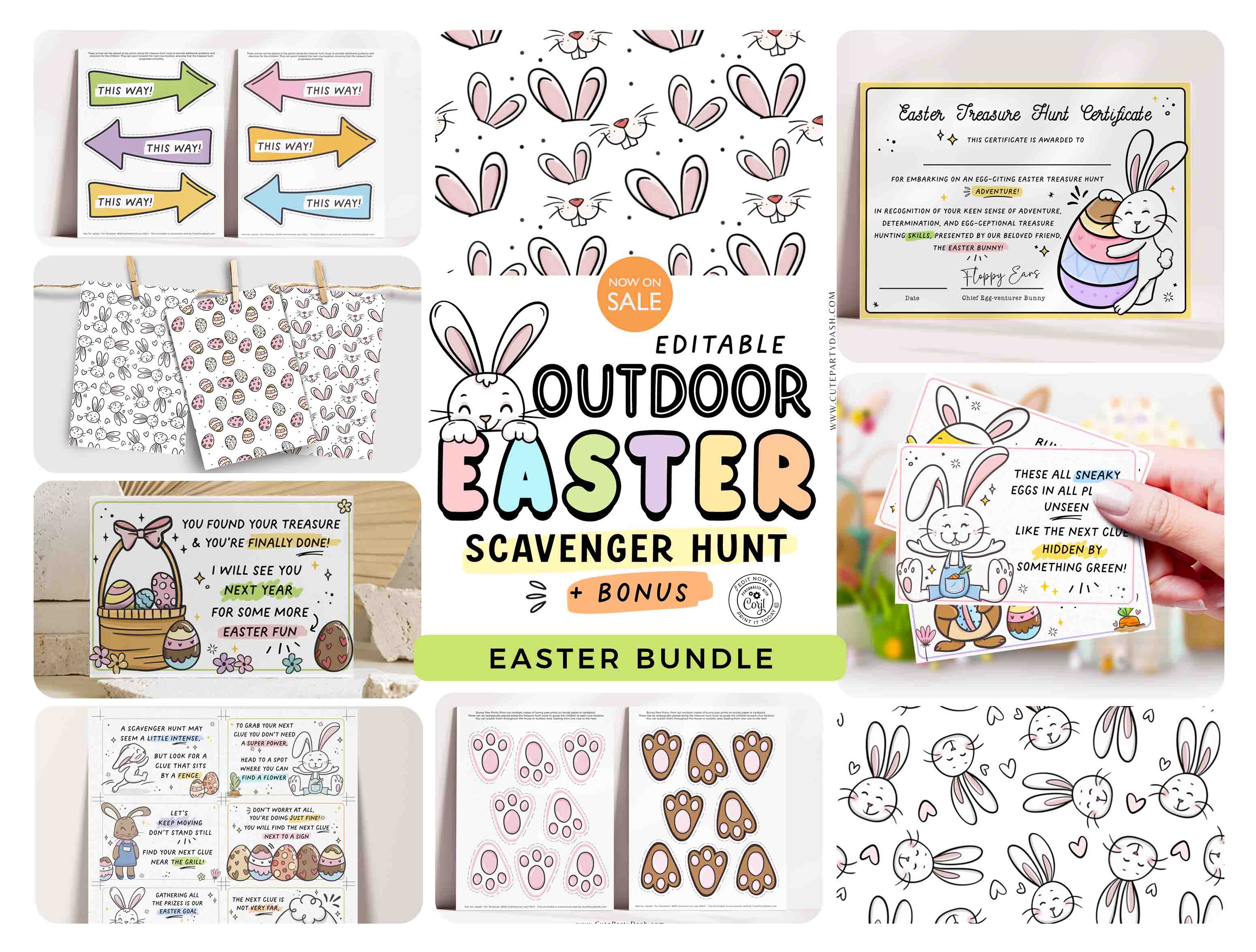 Outdoor Easter Egg Hunt Cards - SB899b design preview