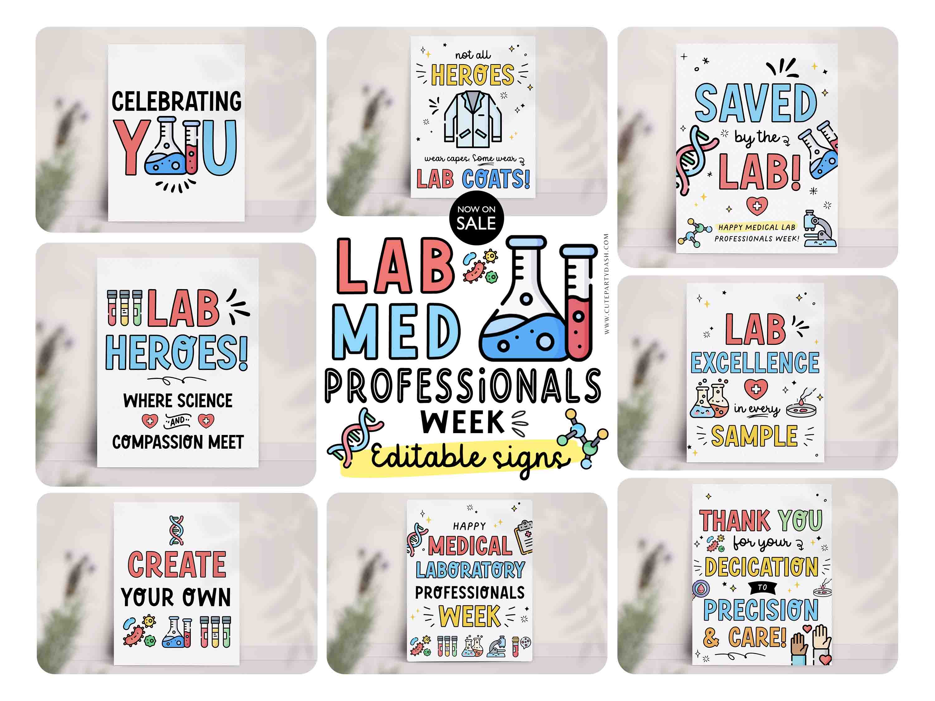 Medical Lab Professionals Week Sign - SN437 design preview