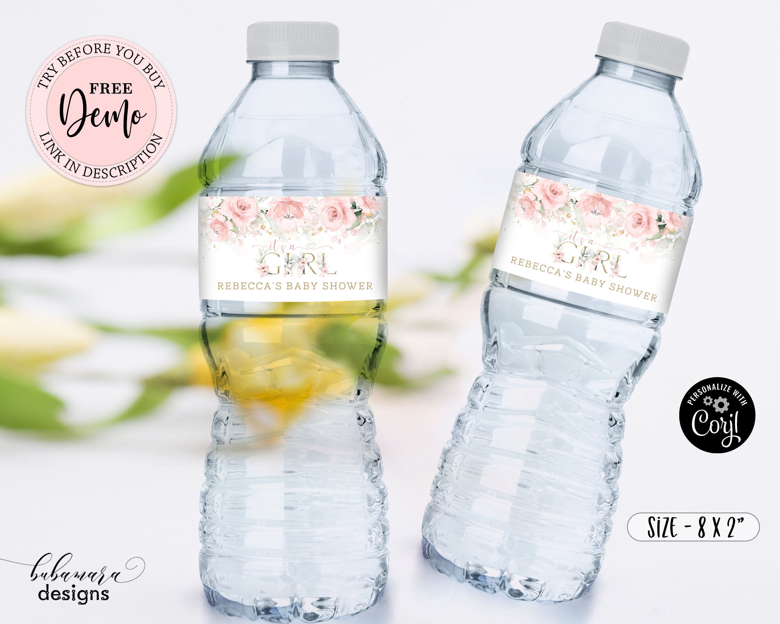 CEP073WB3 Water Bottle Label design preview