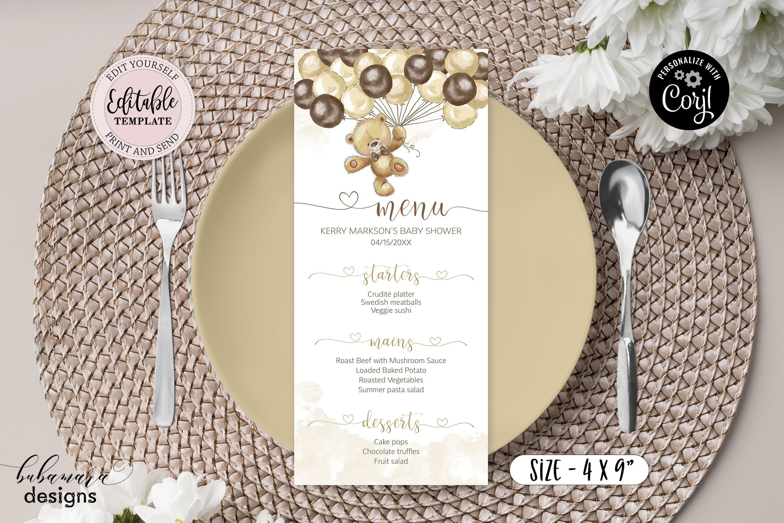 CEP078BMENU Menu design preview