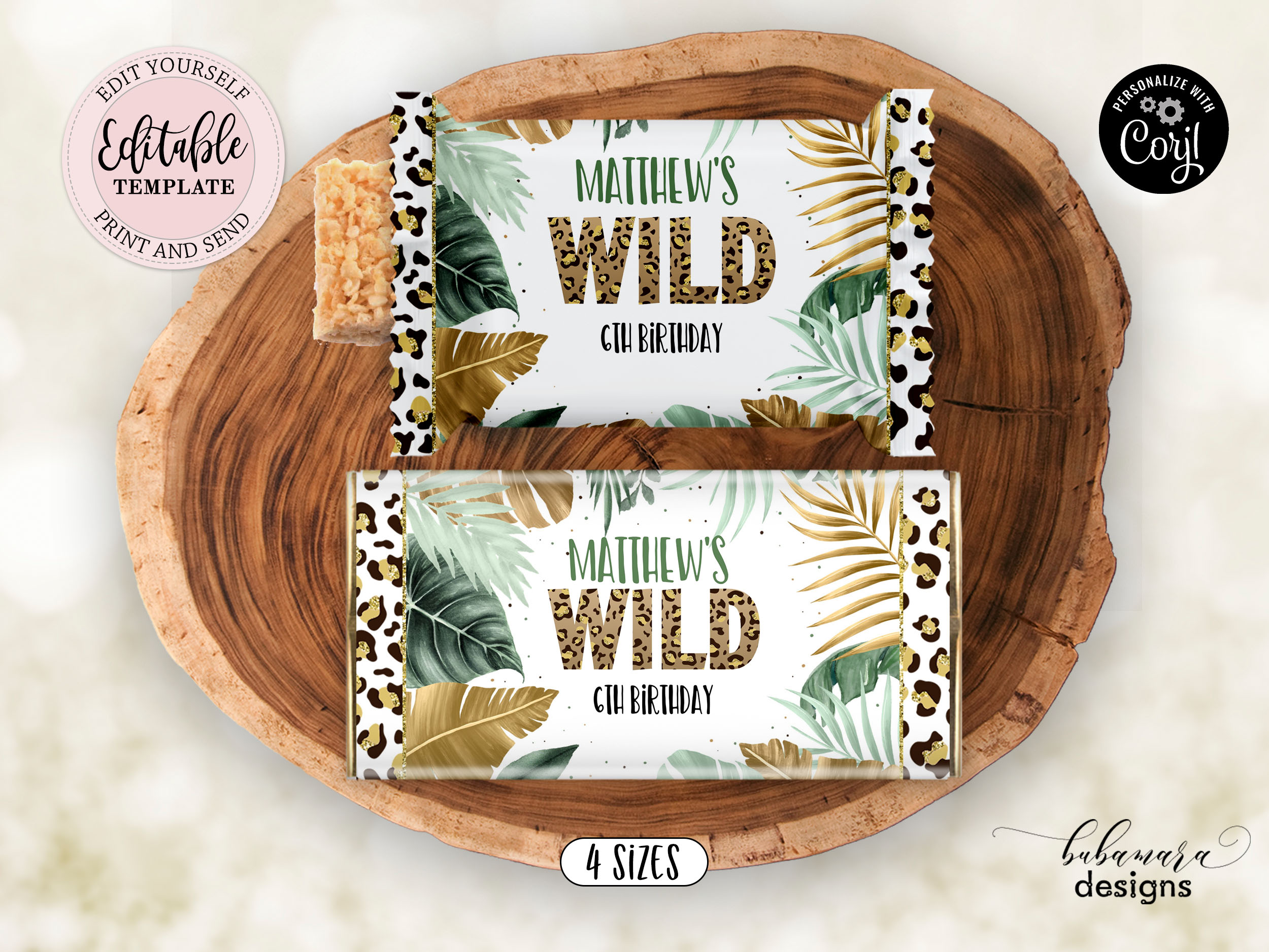 CEP086BCW1C Chocolate Wrapper design preview