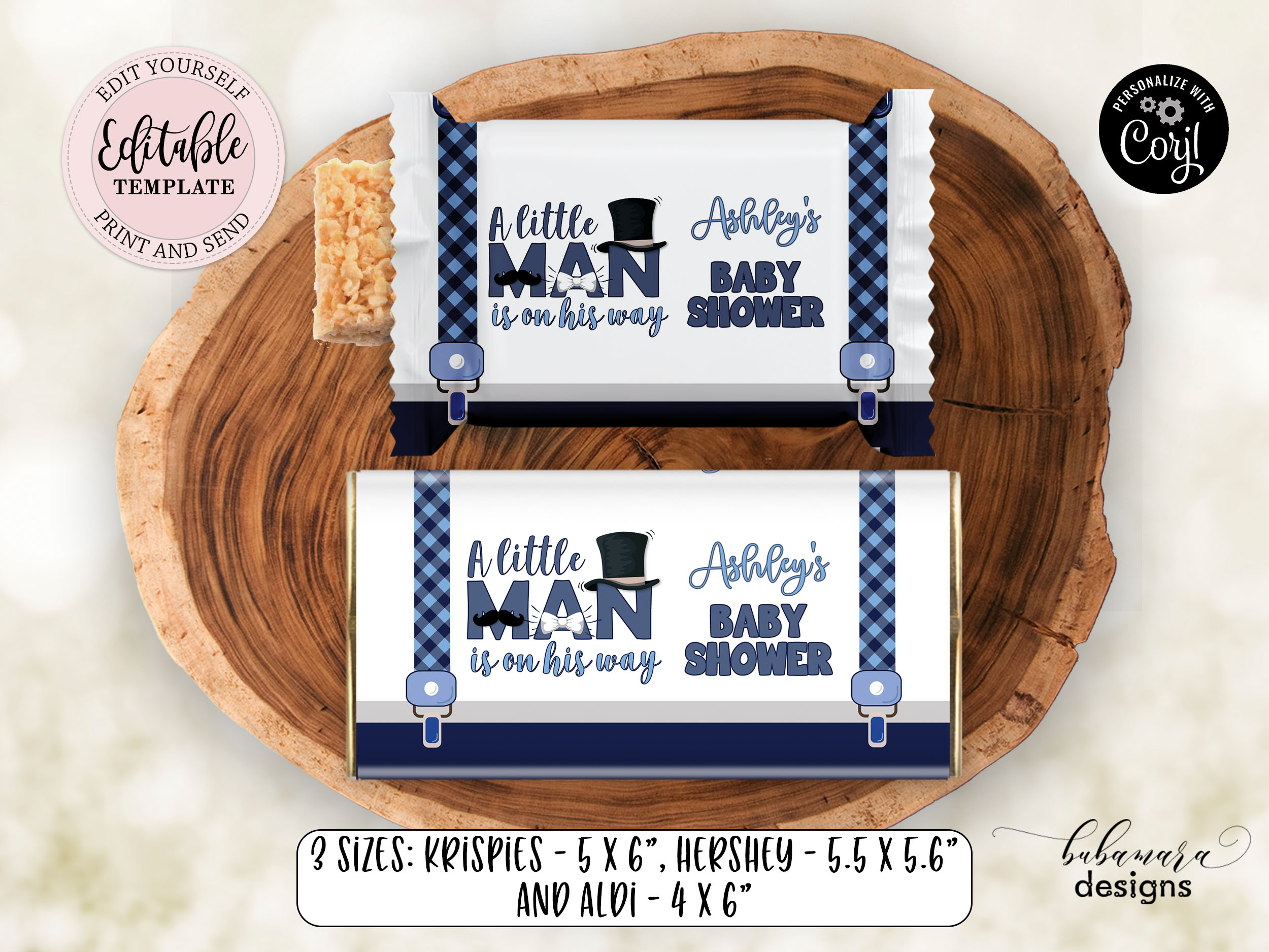 CEP165CW2 Chocolate Bar Wrapper design preview