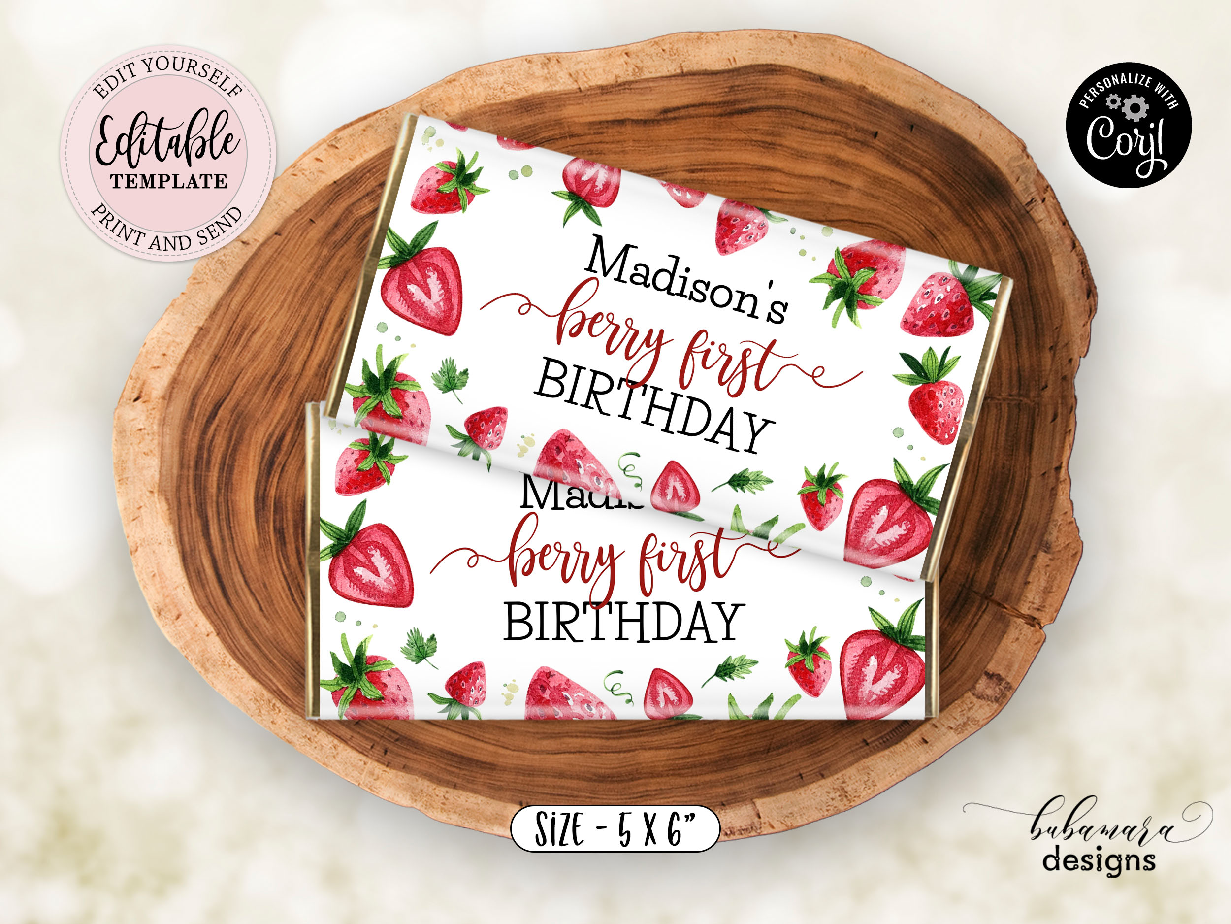 CEP075CWB Chocolate Wrapper design preview