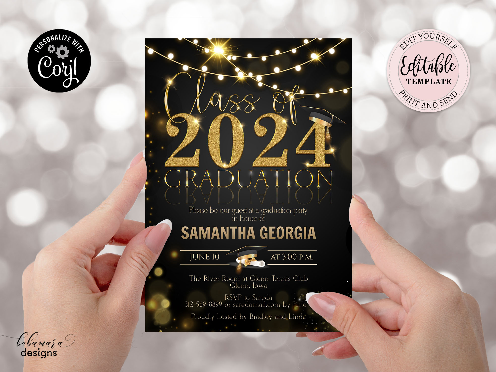 GR002 Invitation design preview