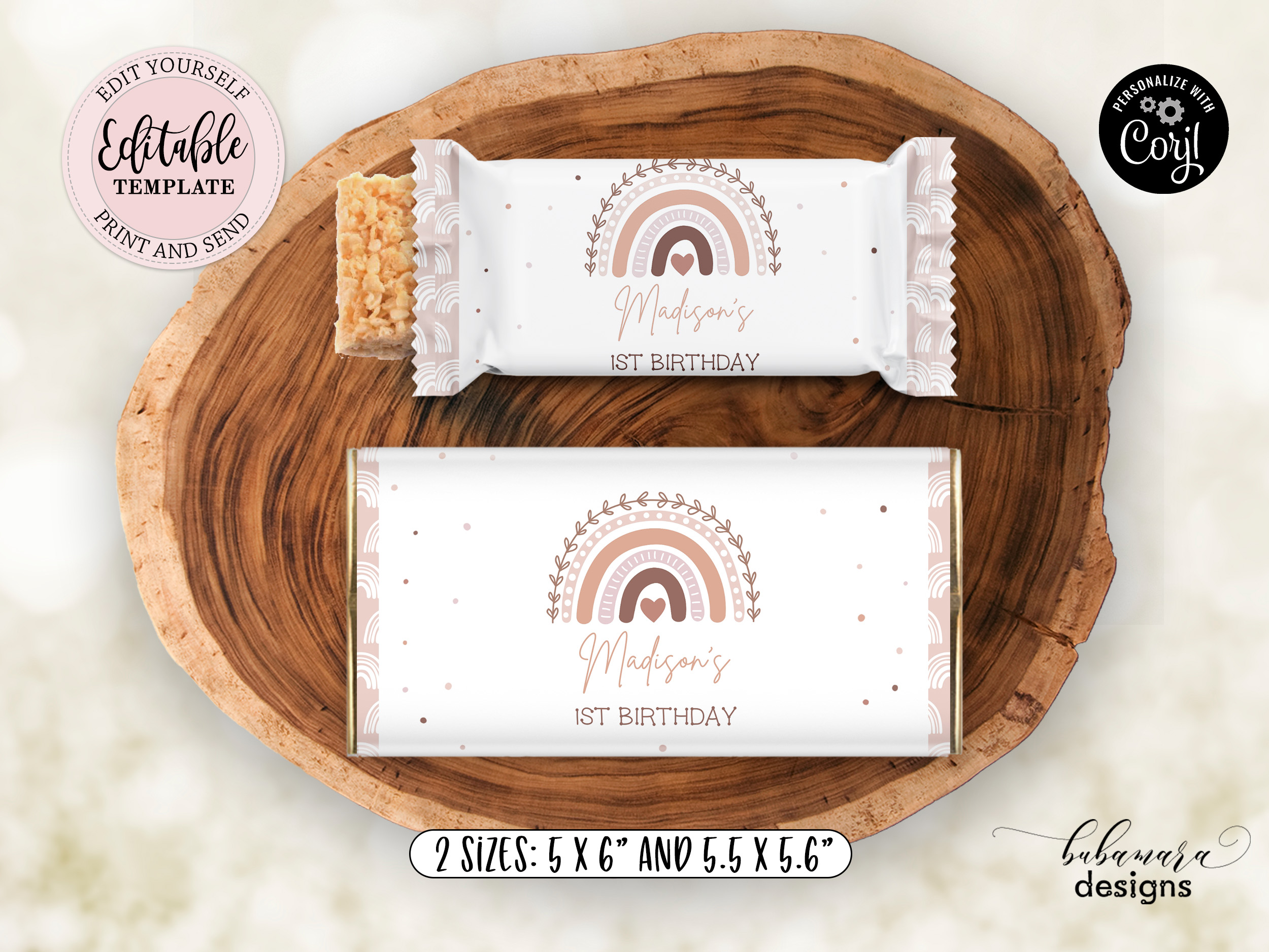 CEP072CBW Chocolate Wrapper design preview