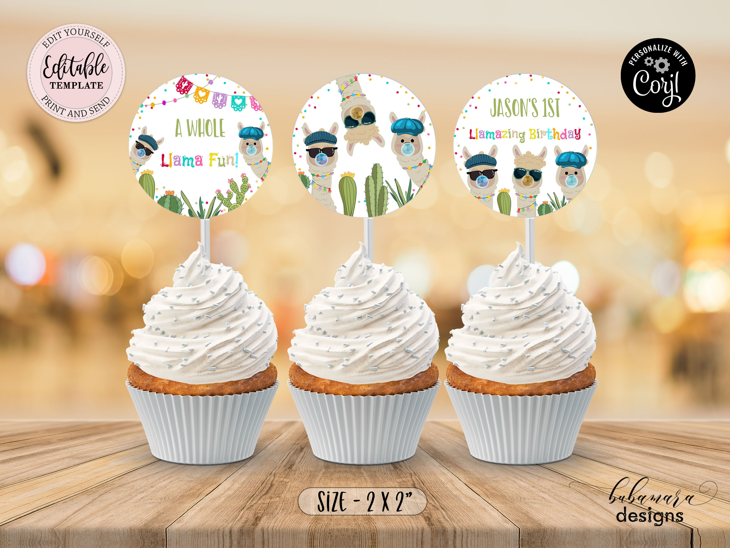 CEP144CCT Cupcake Toppers design preview