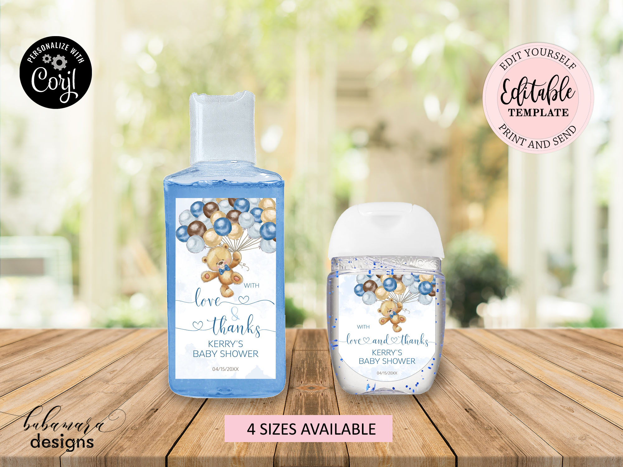 CEP078DHS Hand Sanitizer Labels design preview