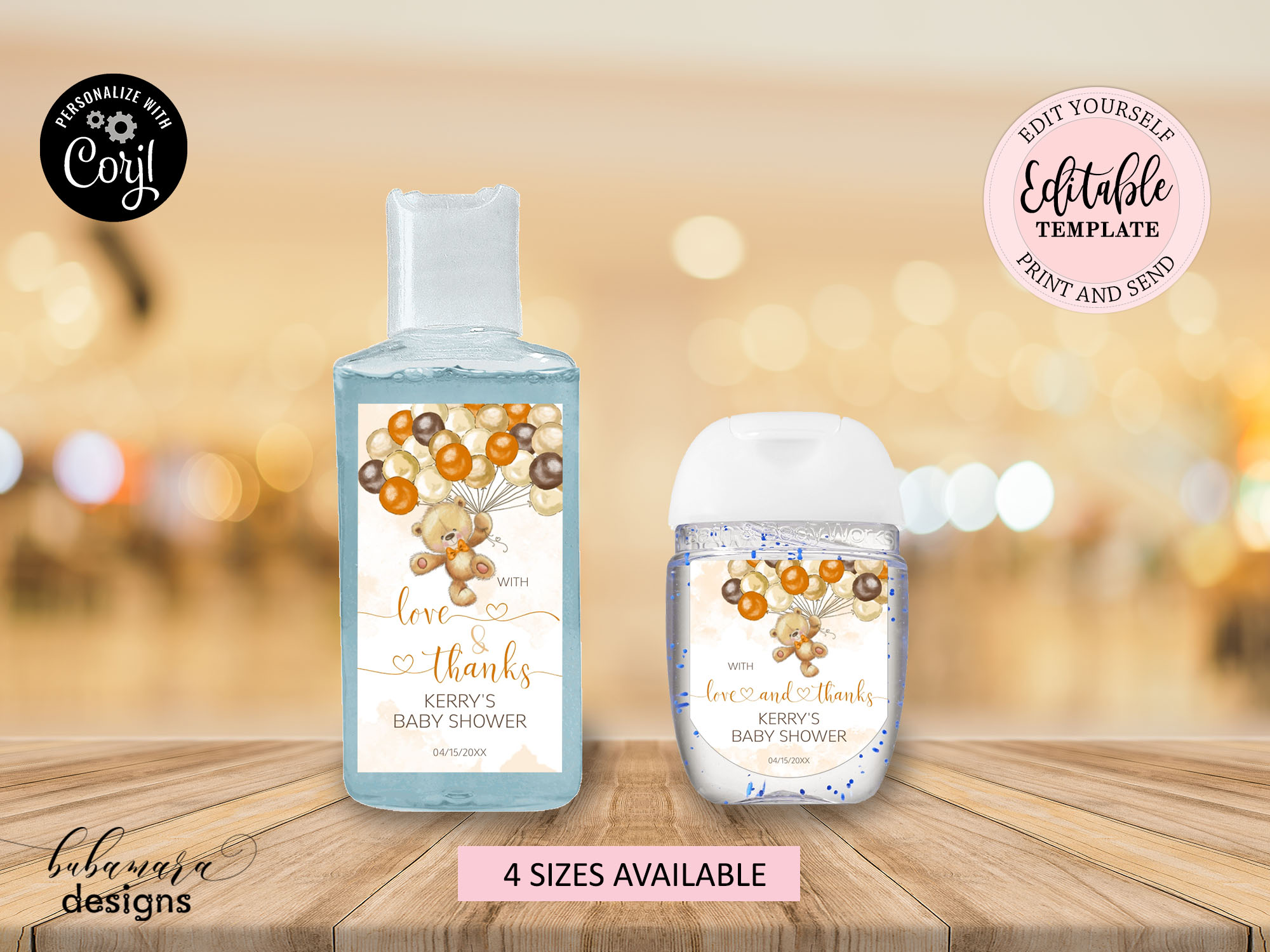 CEP078EHS Hand Sanitizer Labels design preview