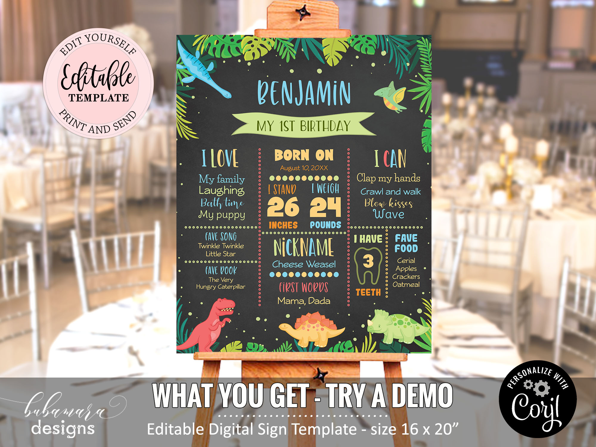 CEP037BM Milestone Sign design preview