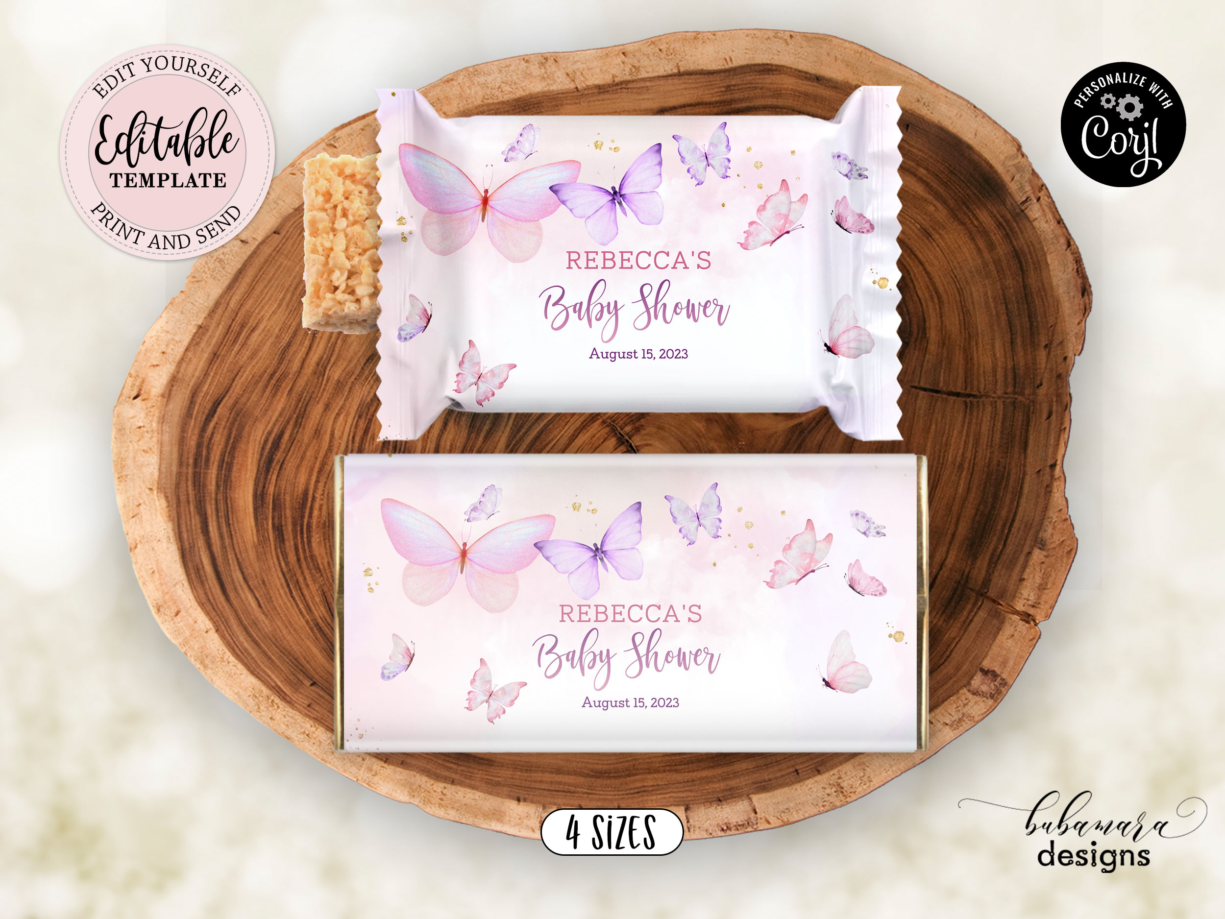 CEP087CW Chocolate Wrapper design preview