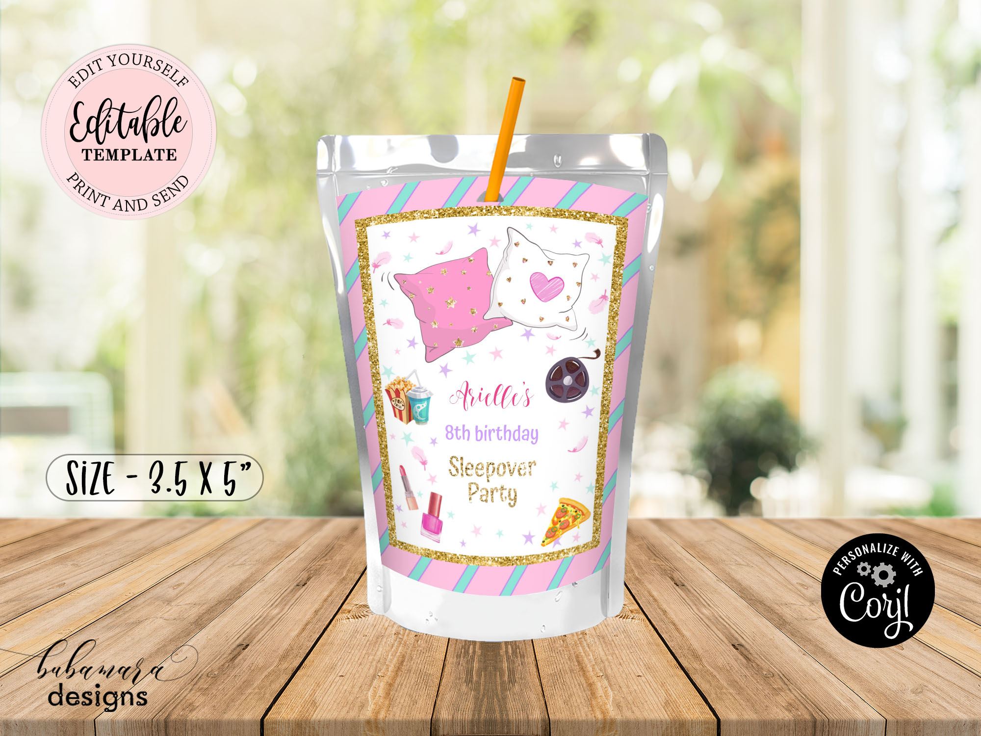 CEP154JL Juice Box Label design preview