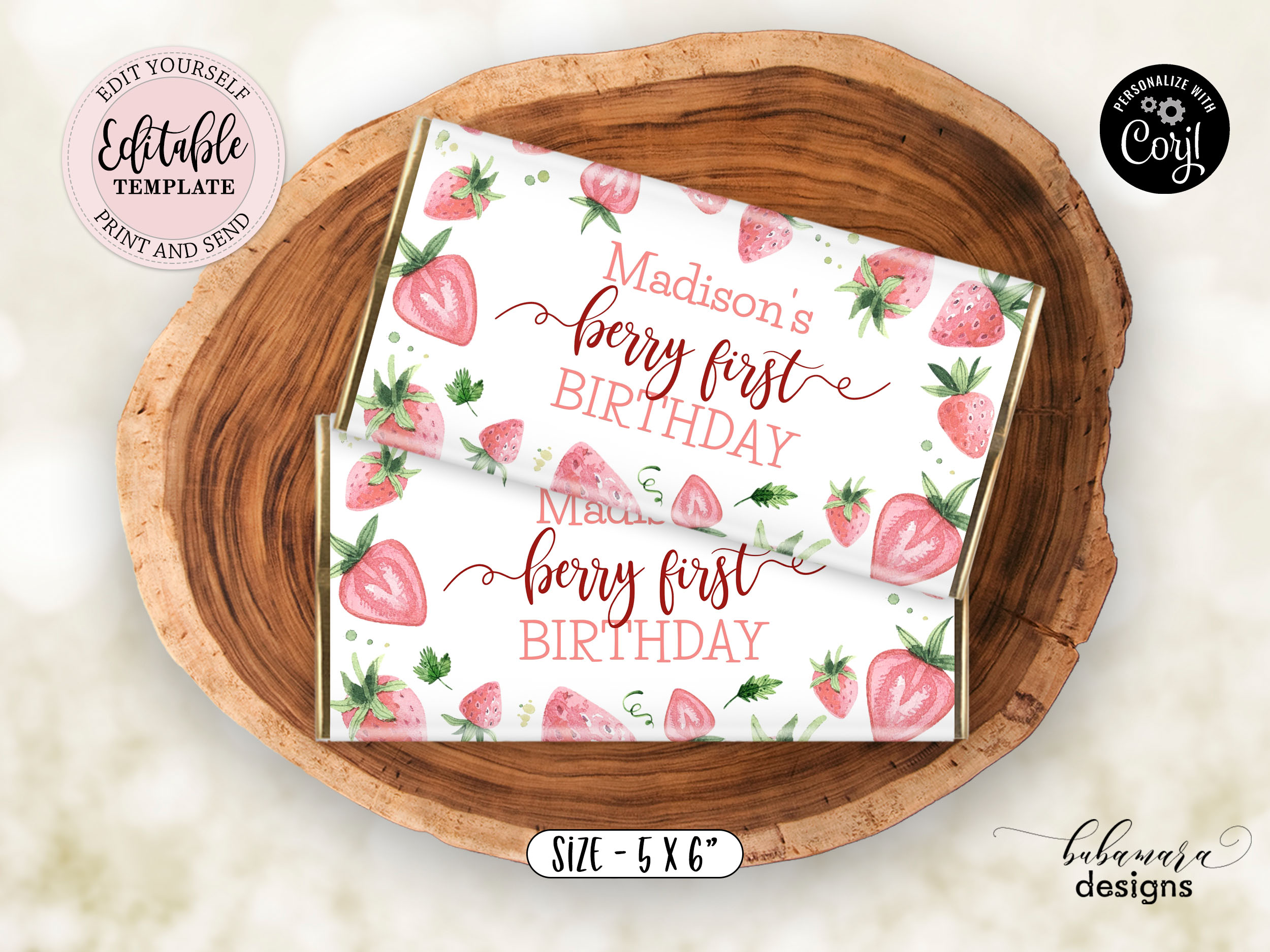 CEP075CWA Chocolate Wrapper design preview
