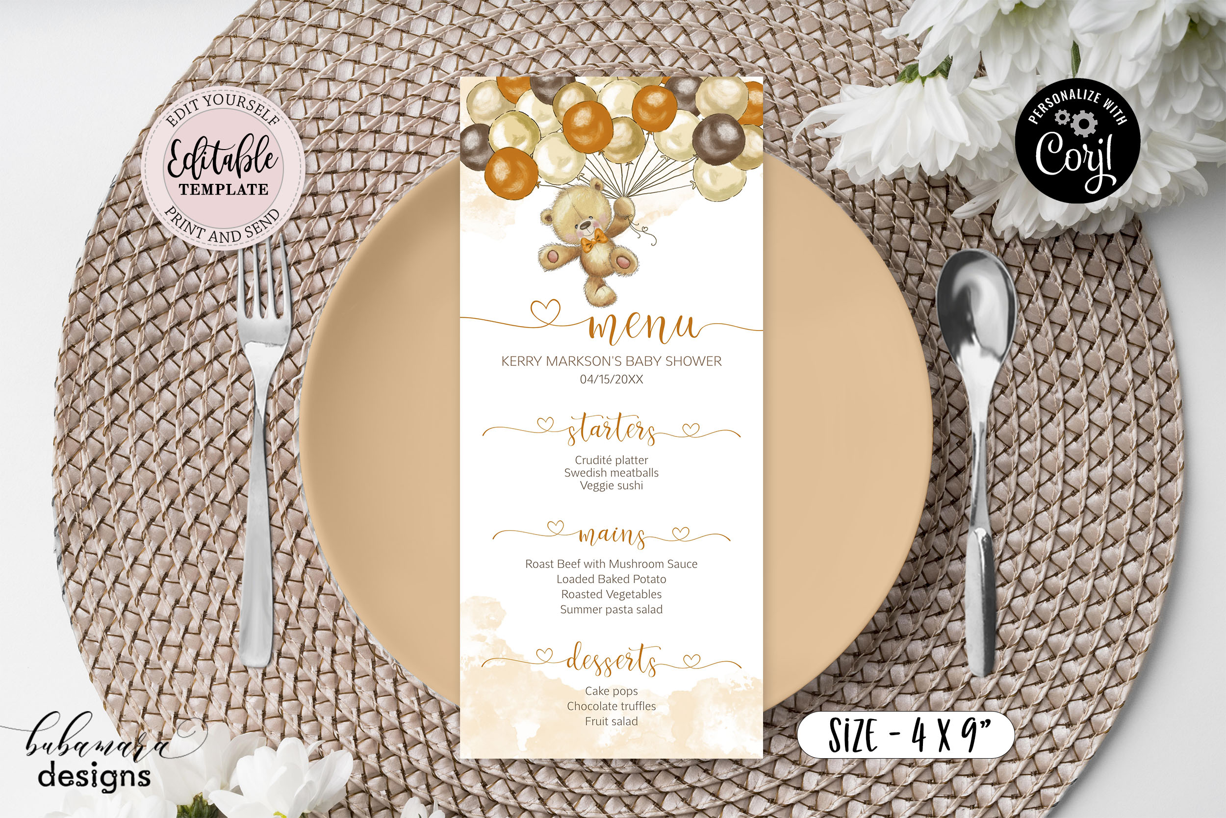 CEP078EMENU Menu design preview