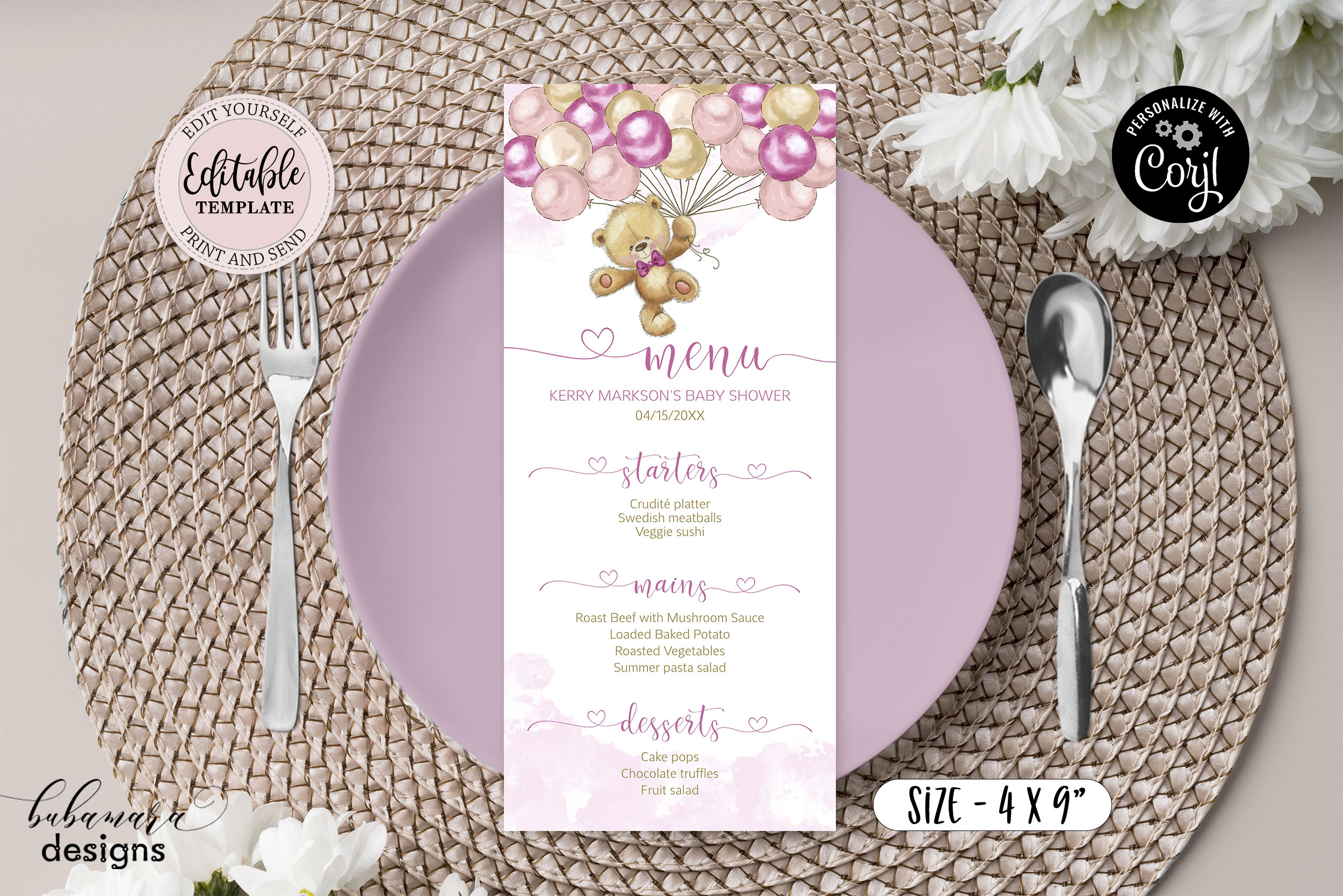 CEP078AMENU Menu design preview