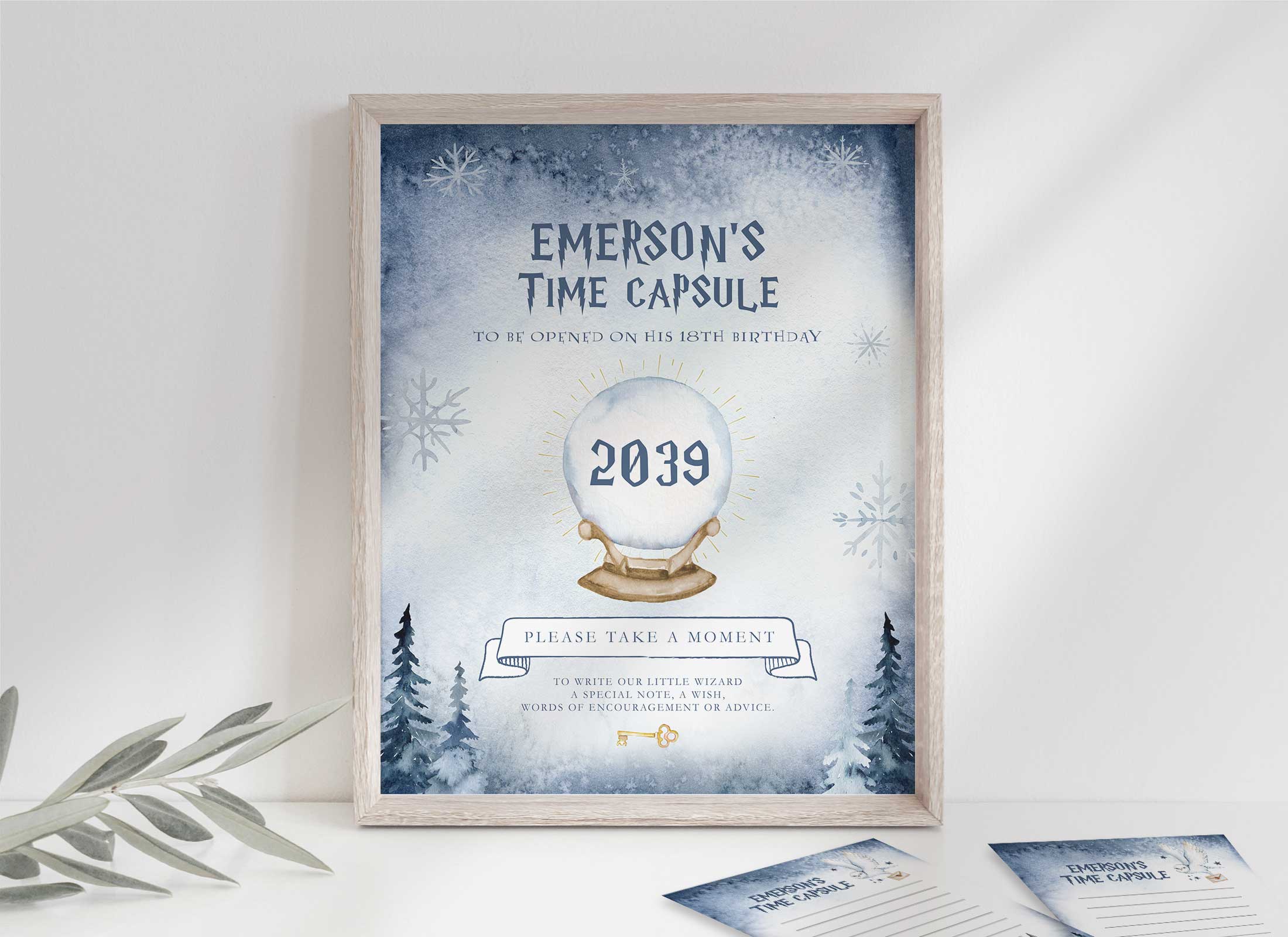Wizard Birthday - Time Capsule - Winter design preview
