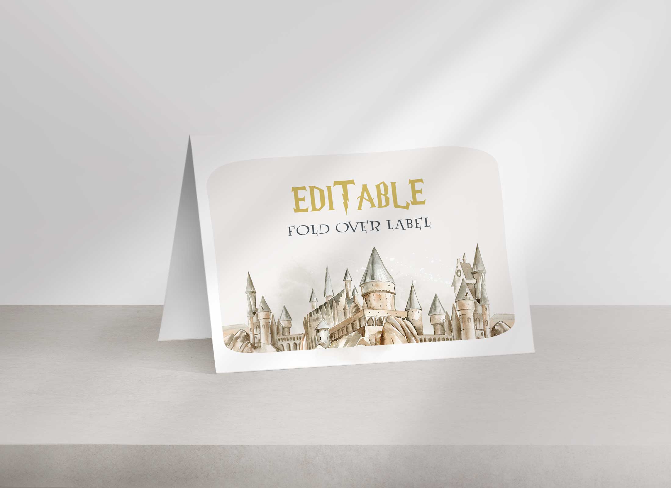 Wizard - Fold Over Labels design preview