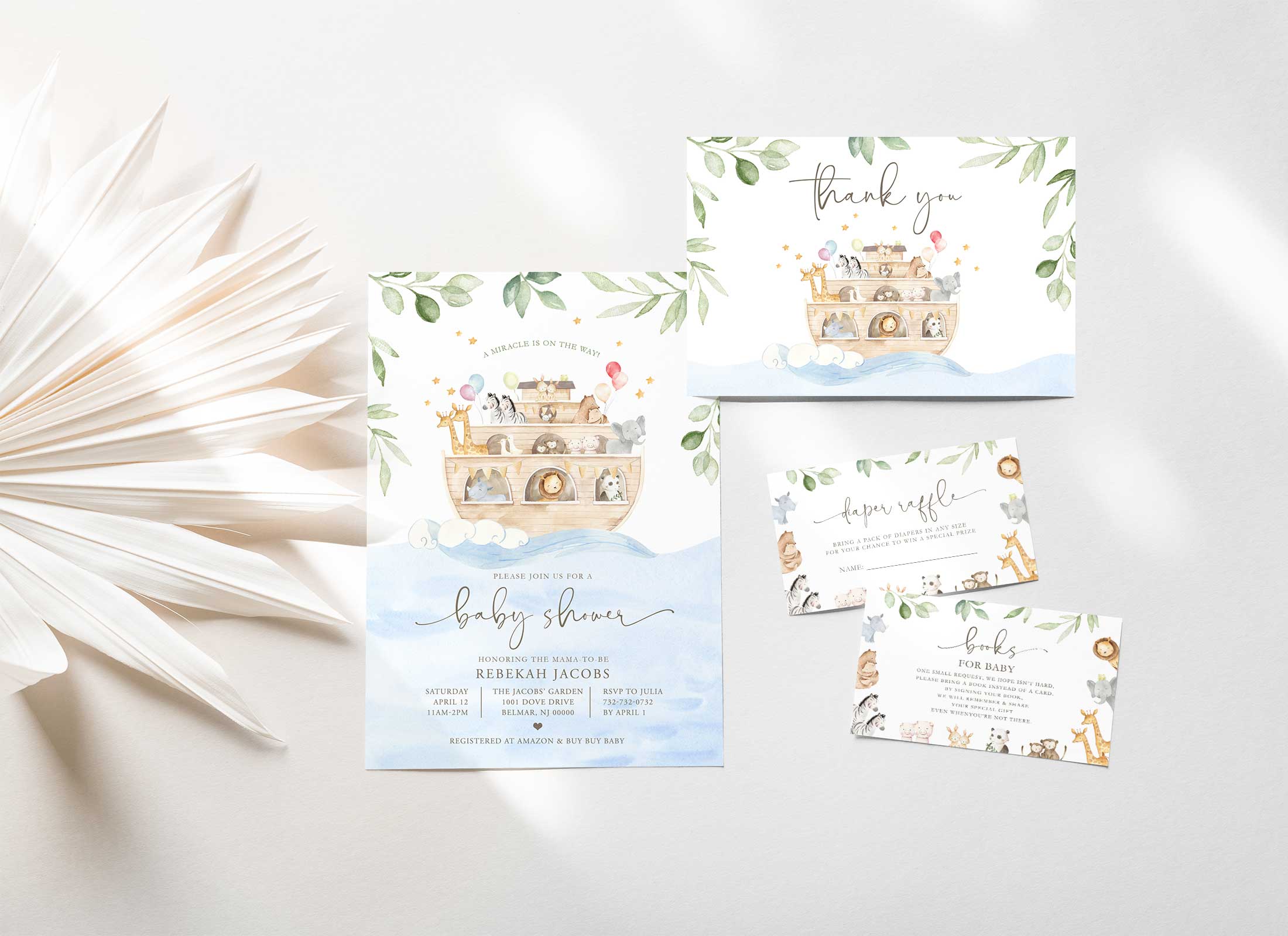 Baby Shower - Noah's Ark - Bundle II design preview
