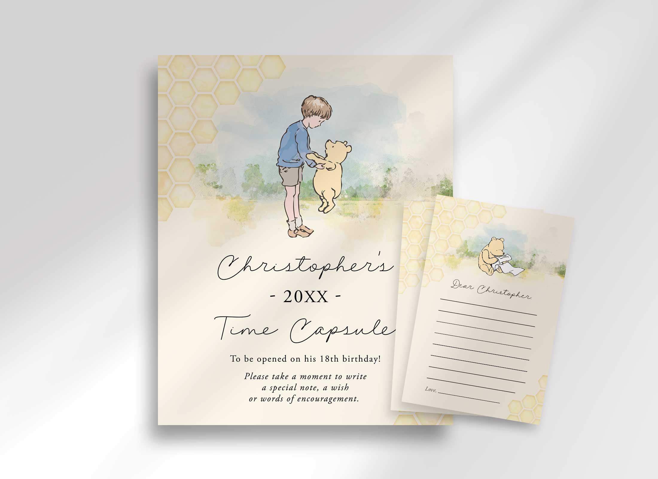 Pooh - Honeycomb - Time Capsule design preview