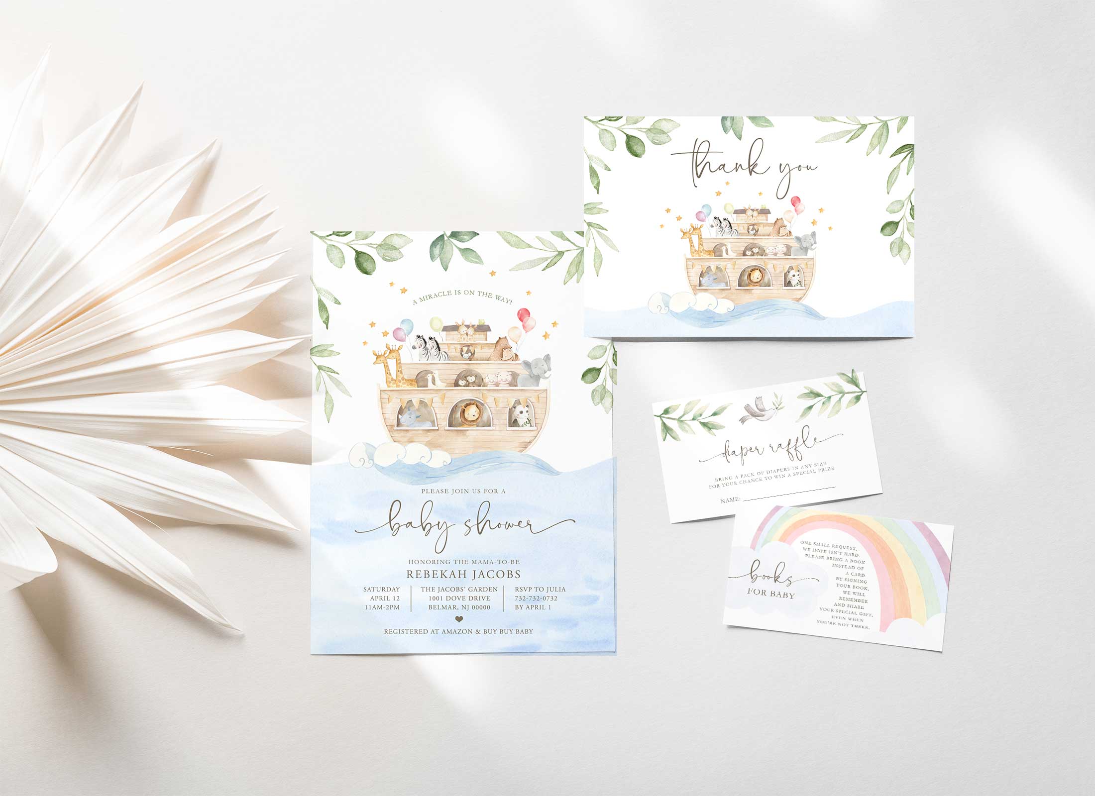 Baby Shower - Noah's Ark - Bundle design preview