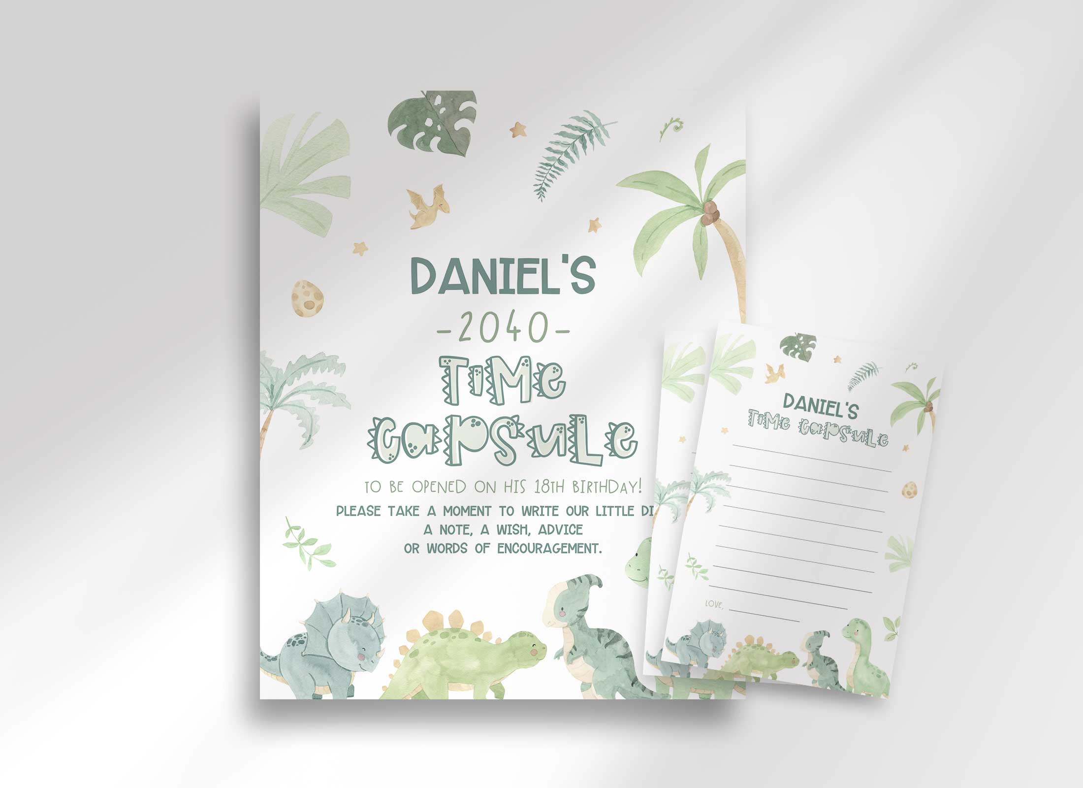 Baby Dino - Time Capsule design preview