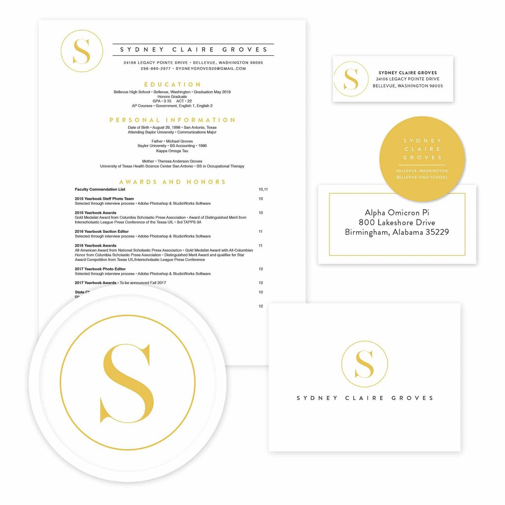 Simply Modern Initial- Digital design preview