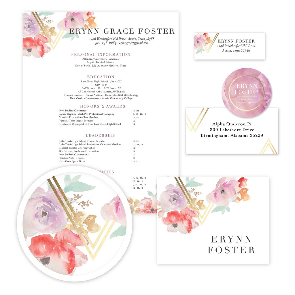 Geometric Bouquet- Digital design preview