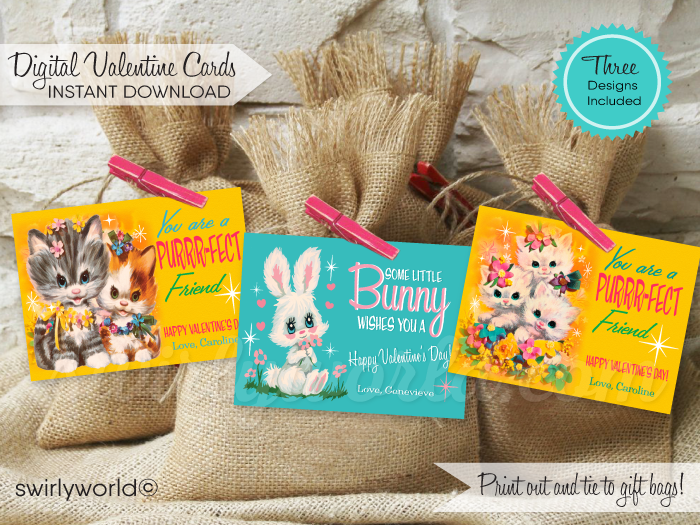 SW2506 DIGITAL BUNNY KITTEN design preview