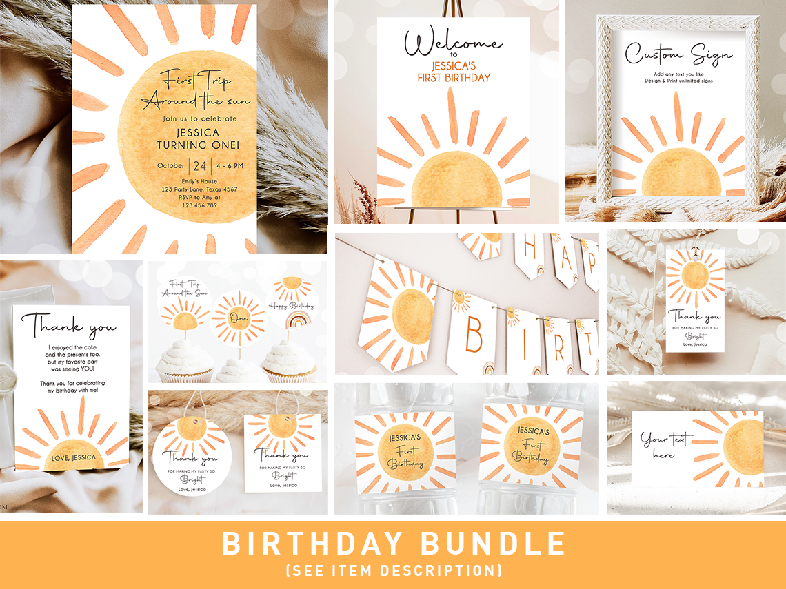 Bundle Birthday First Trip Sun 0431 design preview