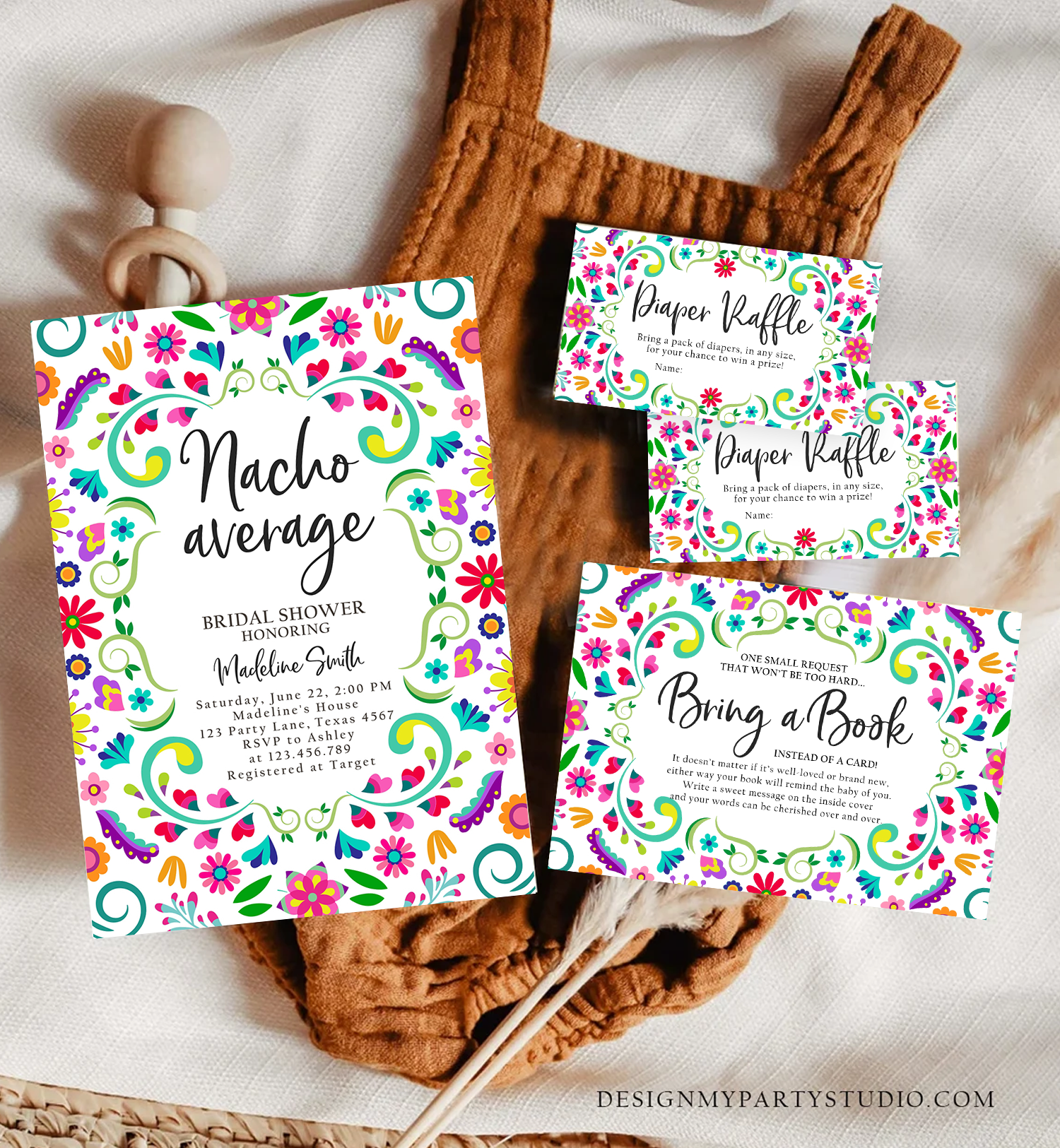 Taco Bout a Baby Shower Fiesta Pack Bundle 0466 design preview