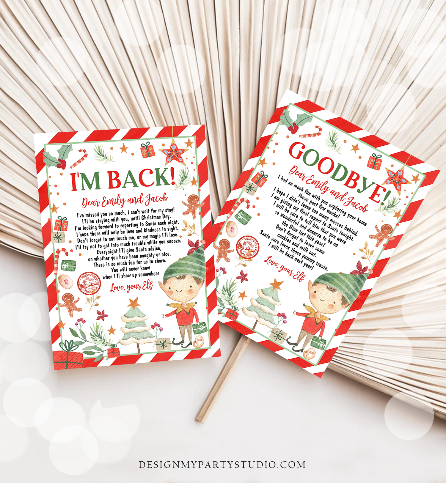 Elf Letter Im Back and Goodye Bundle Boy 0358 design preview