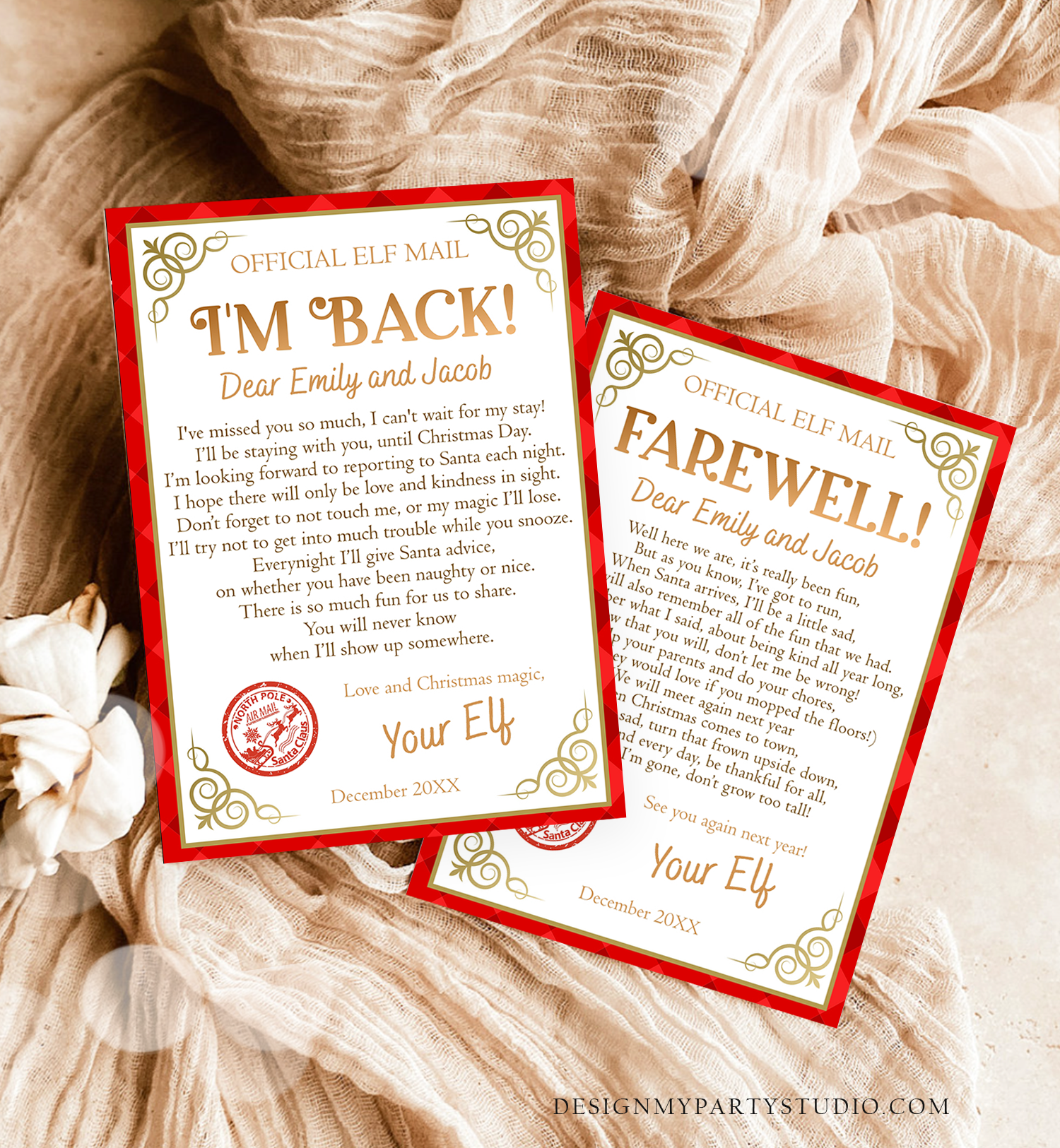 Elf Letter Official Im Back and Farewell Bundle 0497 design preview