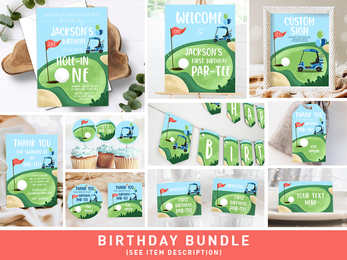 Bundle Birthday Golf Red 0405 design preview