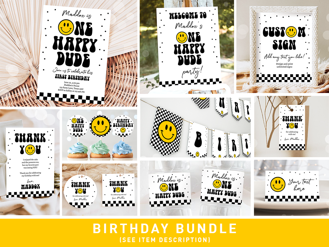 Birthday Bundle Smiley Boy 0456 design preview