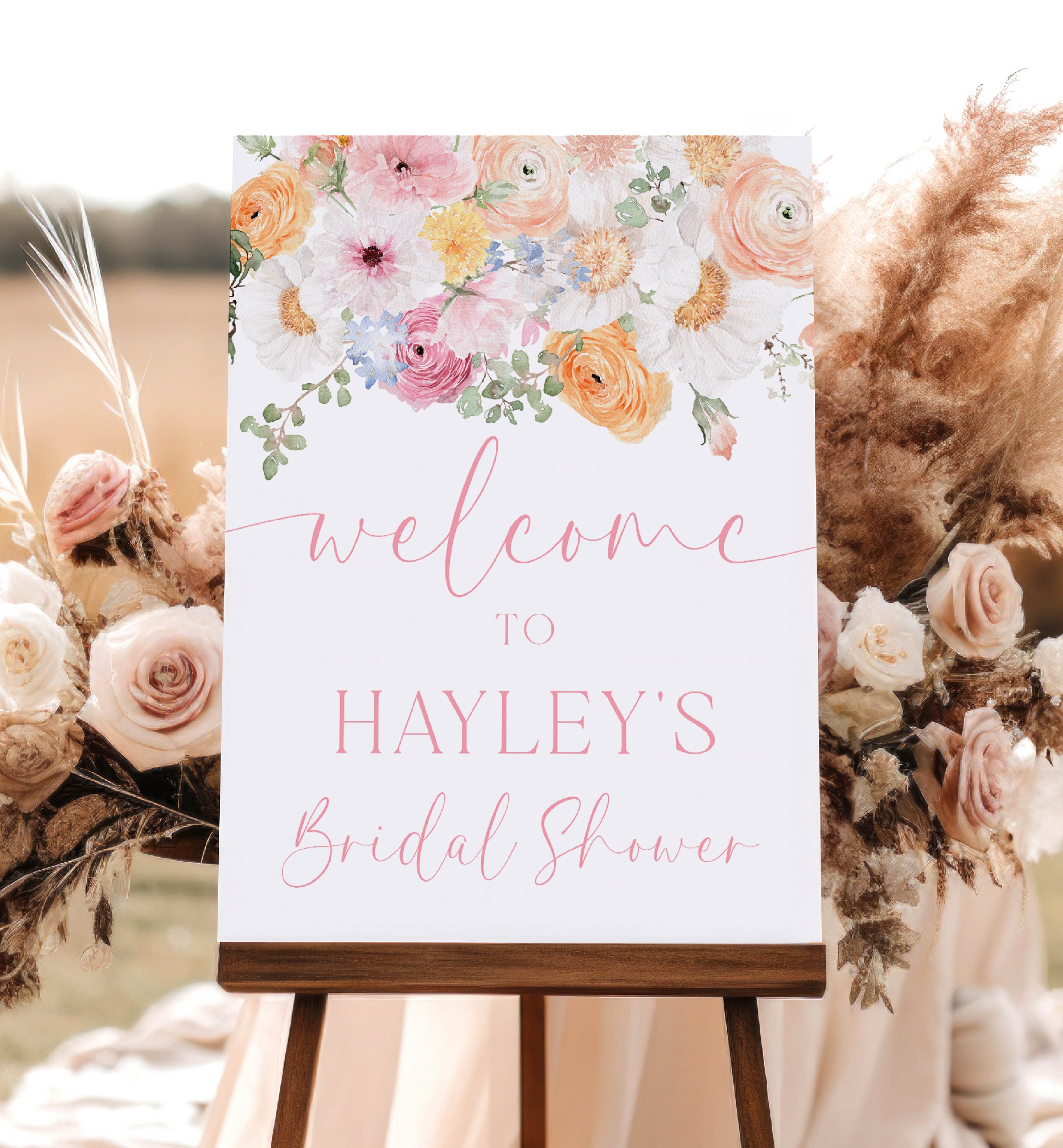 MIL-WHT-3-B3099 - MILLIE - WHITE - WELCOME SIGN design preview