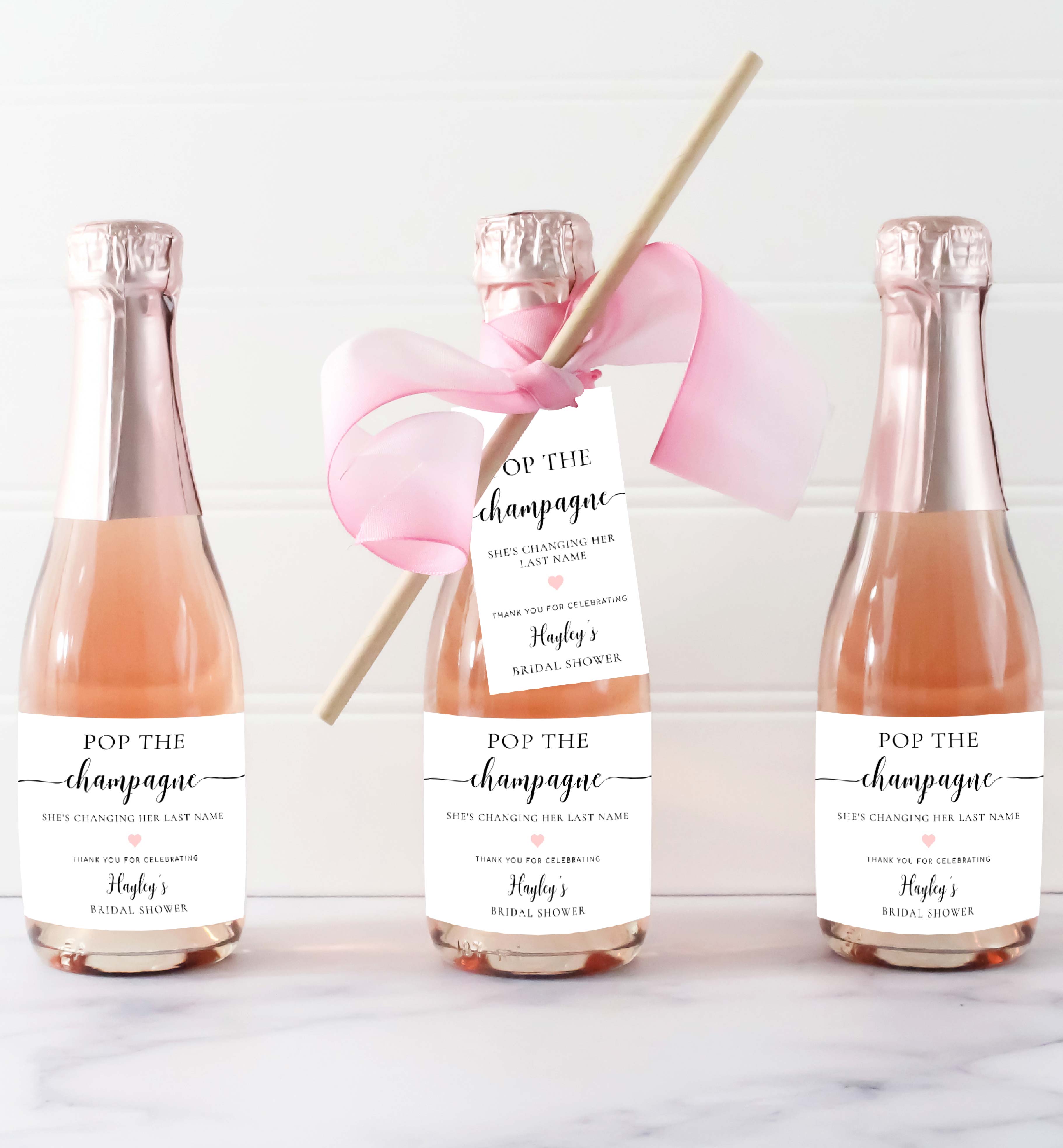 LEY-WHT-6-B3312 - LEYTON SCRIPT - WHITE - POP THE CHAMPAGNE TAG design preview