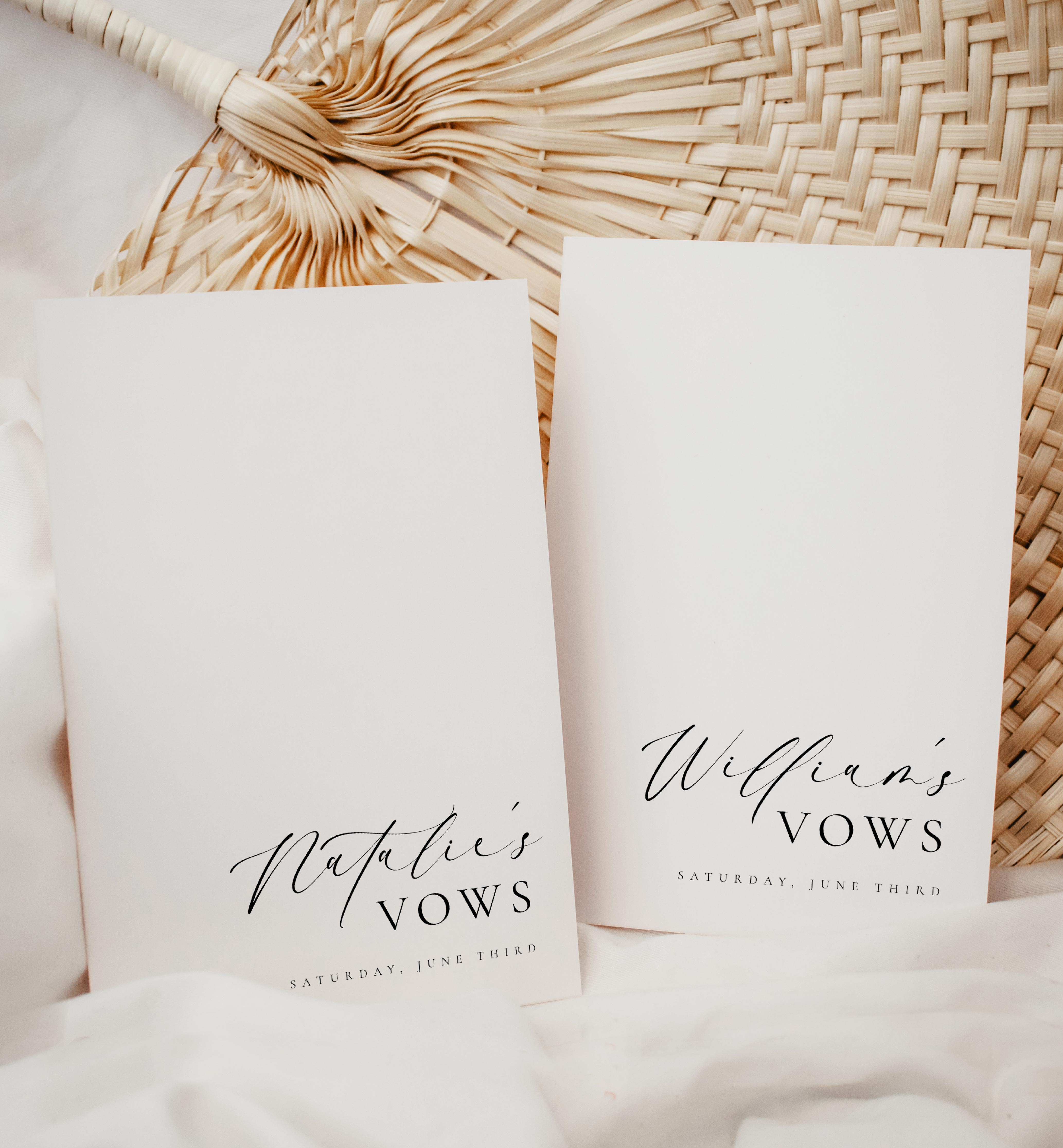 ELE-WHT-8-B2478 - ELLESMERE - WHITE - NAME VOW BOOKS design preview