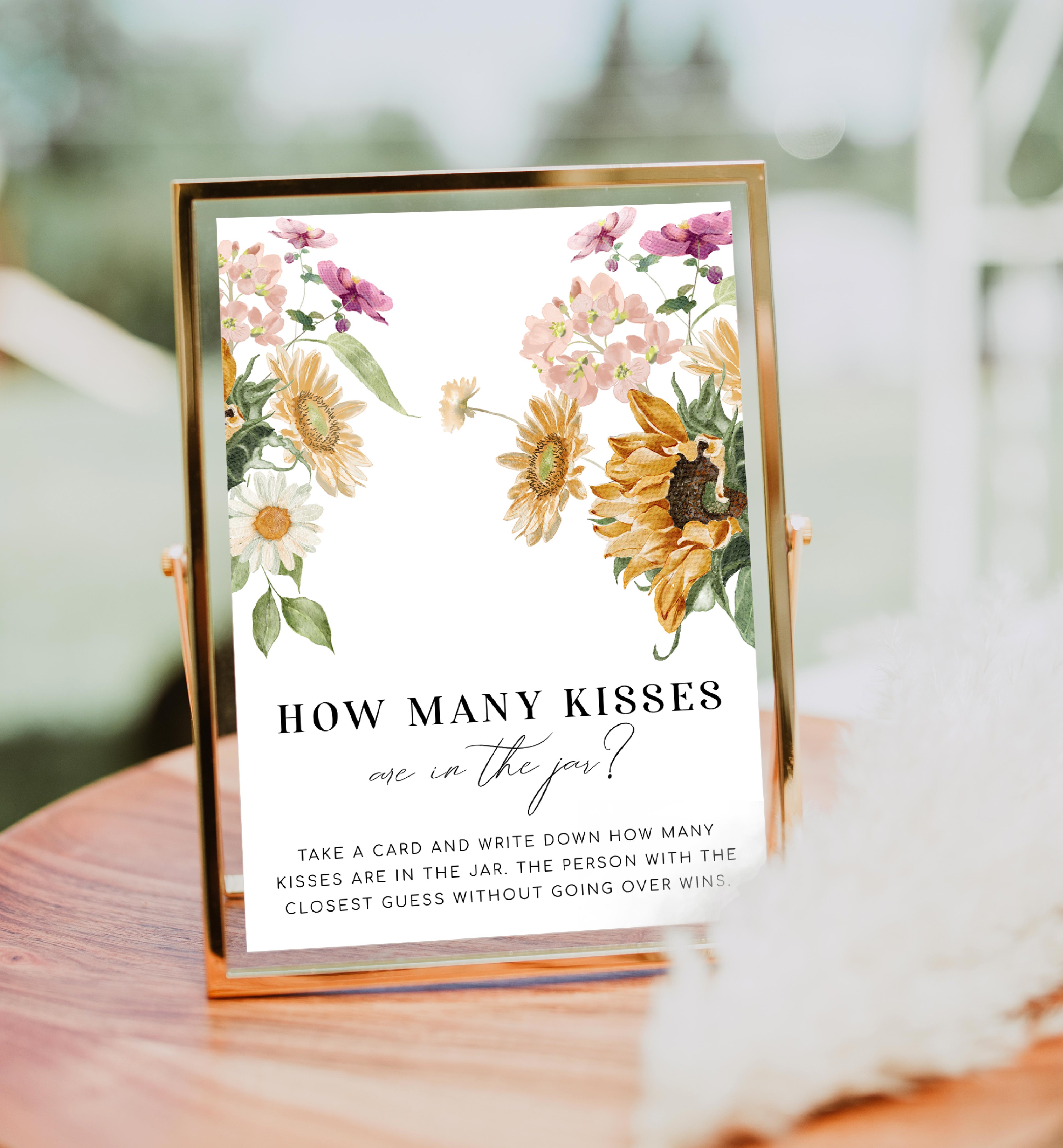 MEW-WHT-10-B2209 - MEWS FLORAL - WHITE - GUESS HOW MANY GAME SIGN AND CARD design preview