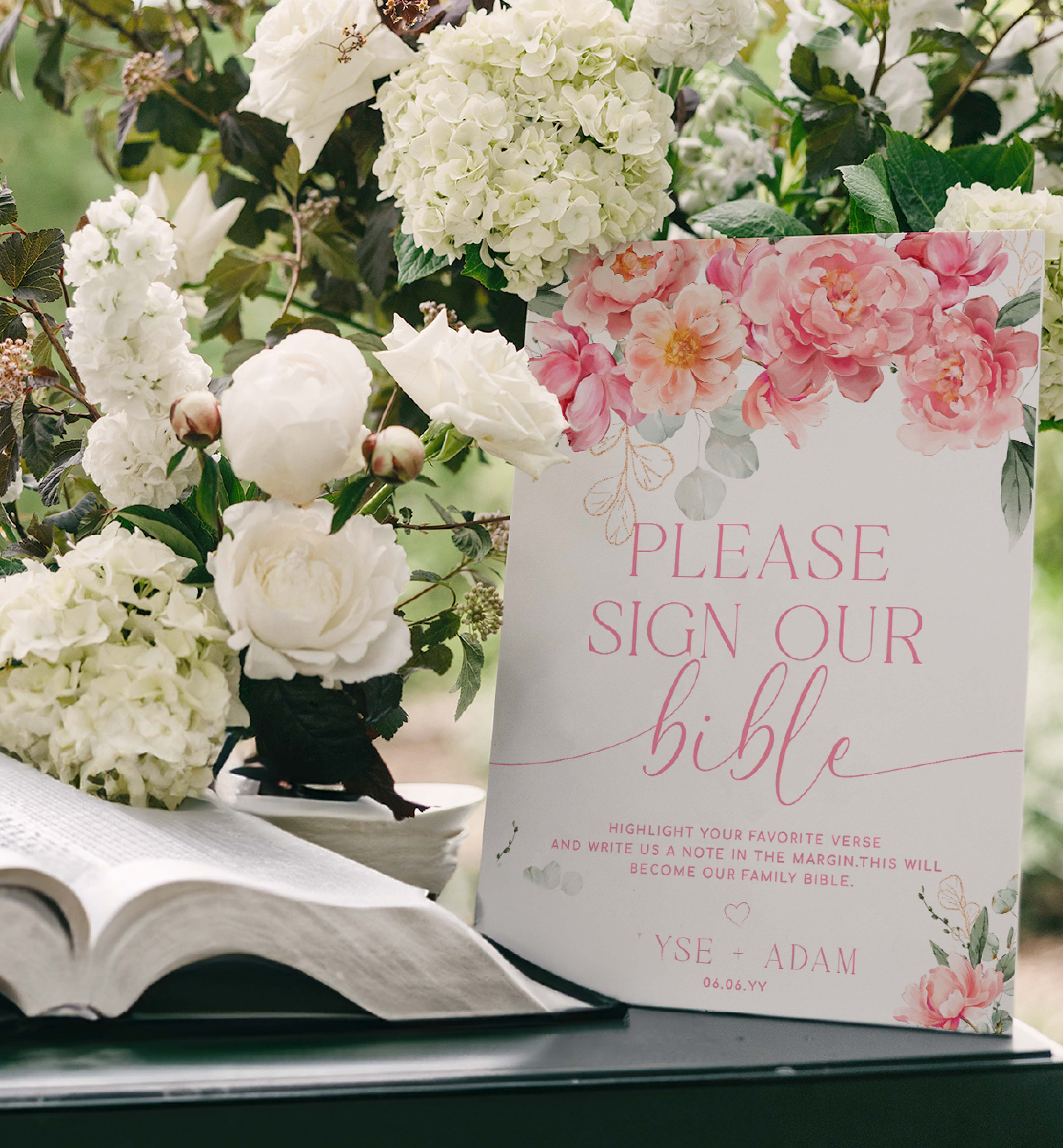 PIP-WHT-7-B3173 - PIPER - WHITE - SIGN OUR BIBLE SIGN design preview