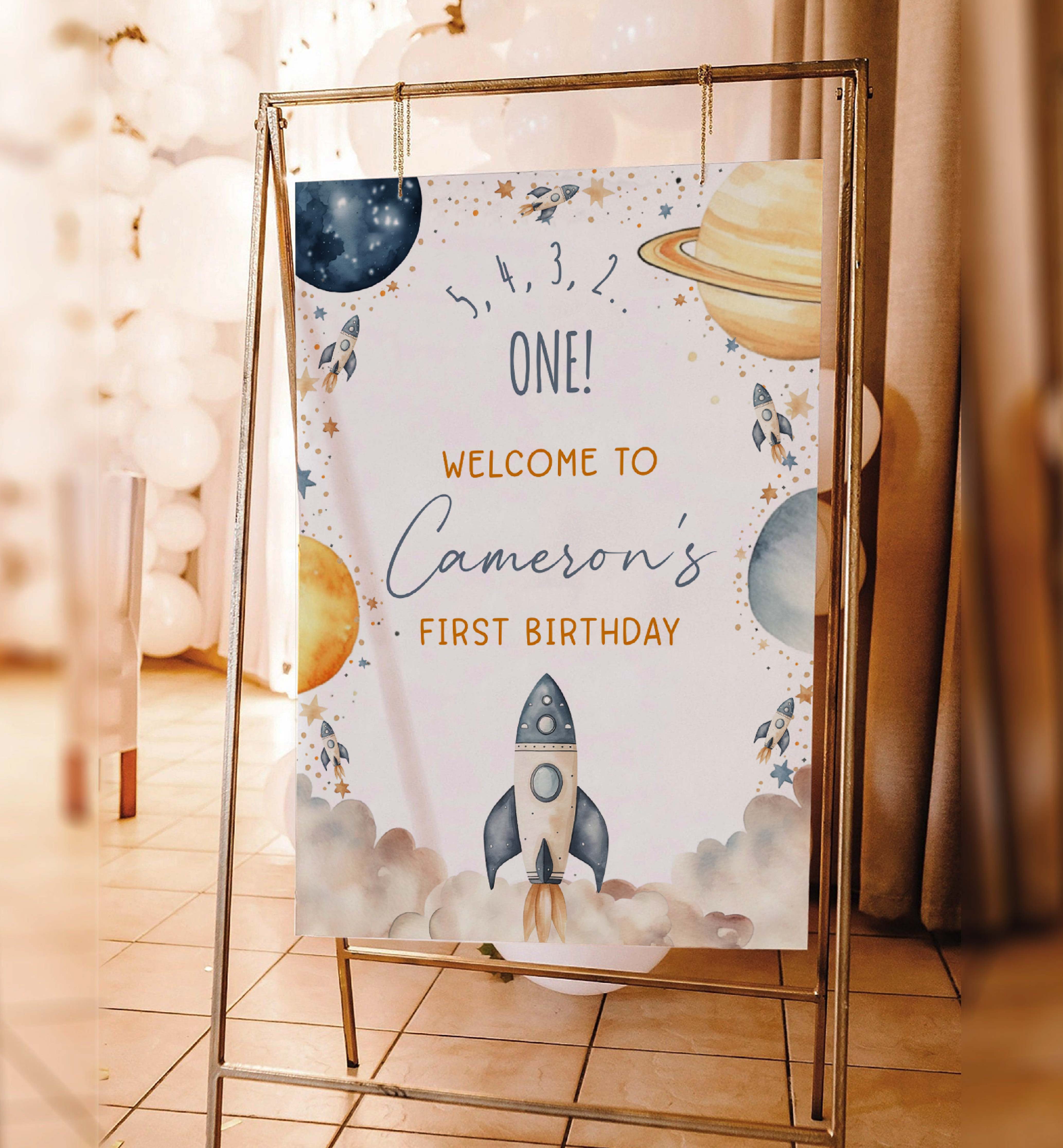 SPA-WHT-6-B2984 - SPACE - WHITE - WELCOME SIGN design preview