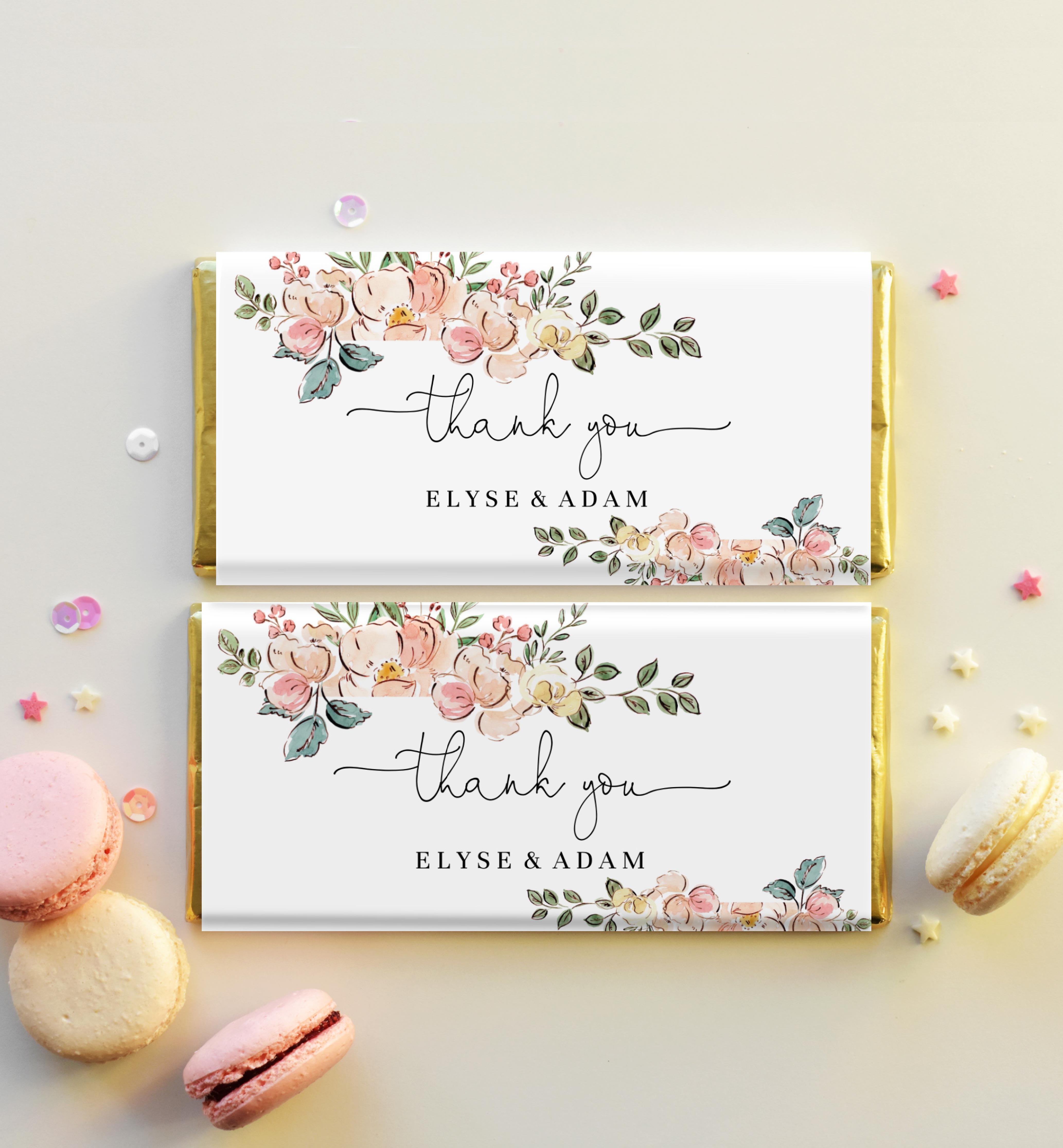 CAM-MTL-6-B730 - CAMBRIDGE FLORAL - MULTI - CHOCOLATE WRAPPER design preview