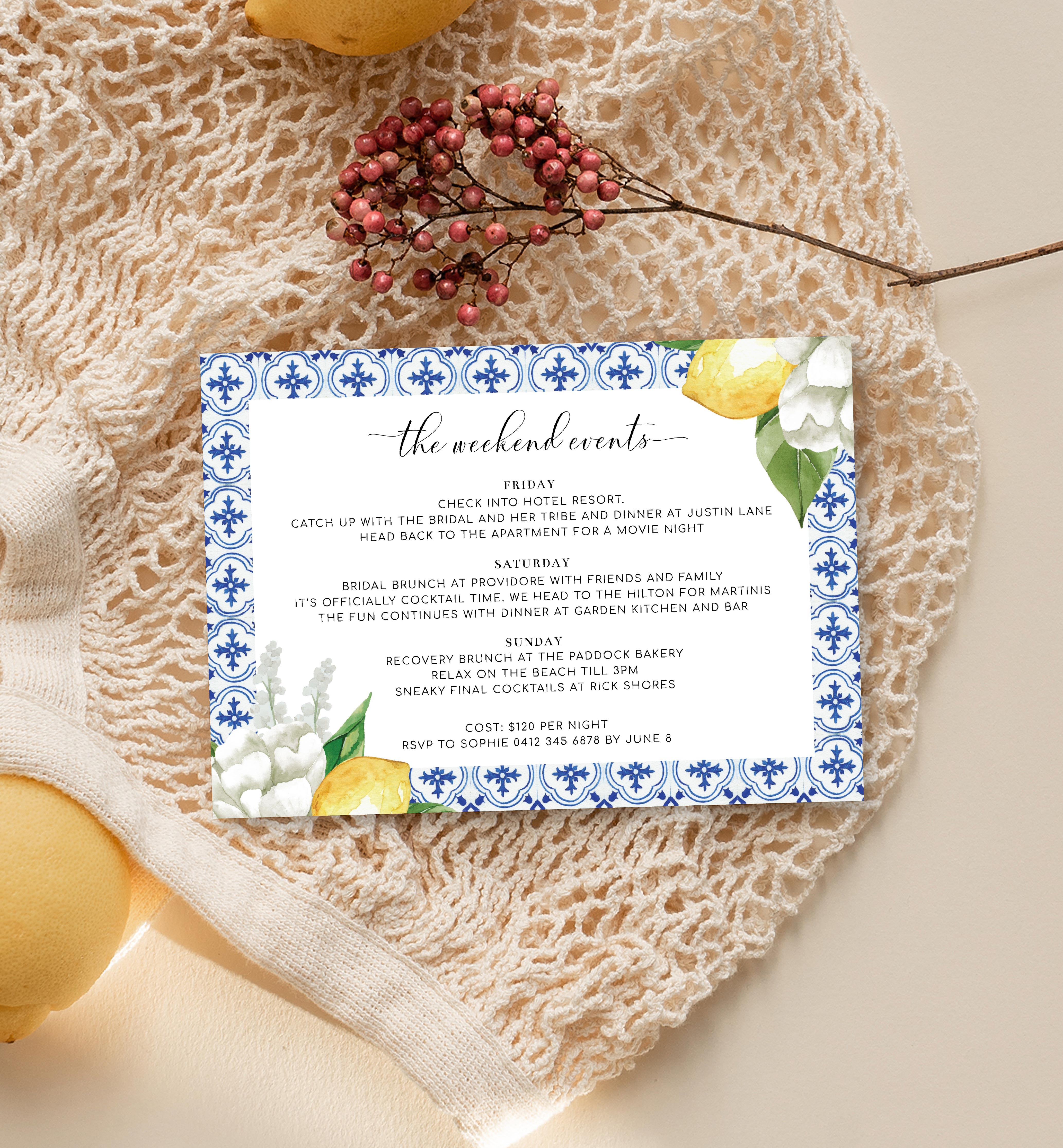 MED-BLU-2-B1419 - THE MED - LEMONS - ITINERARY design preview